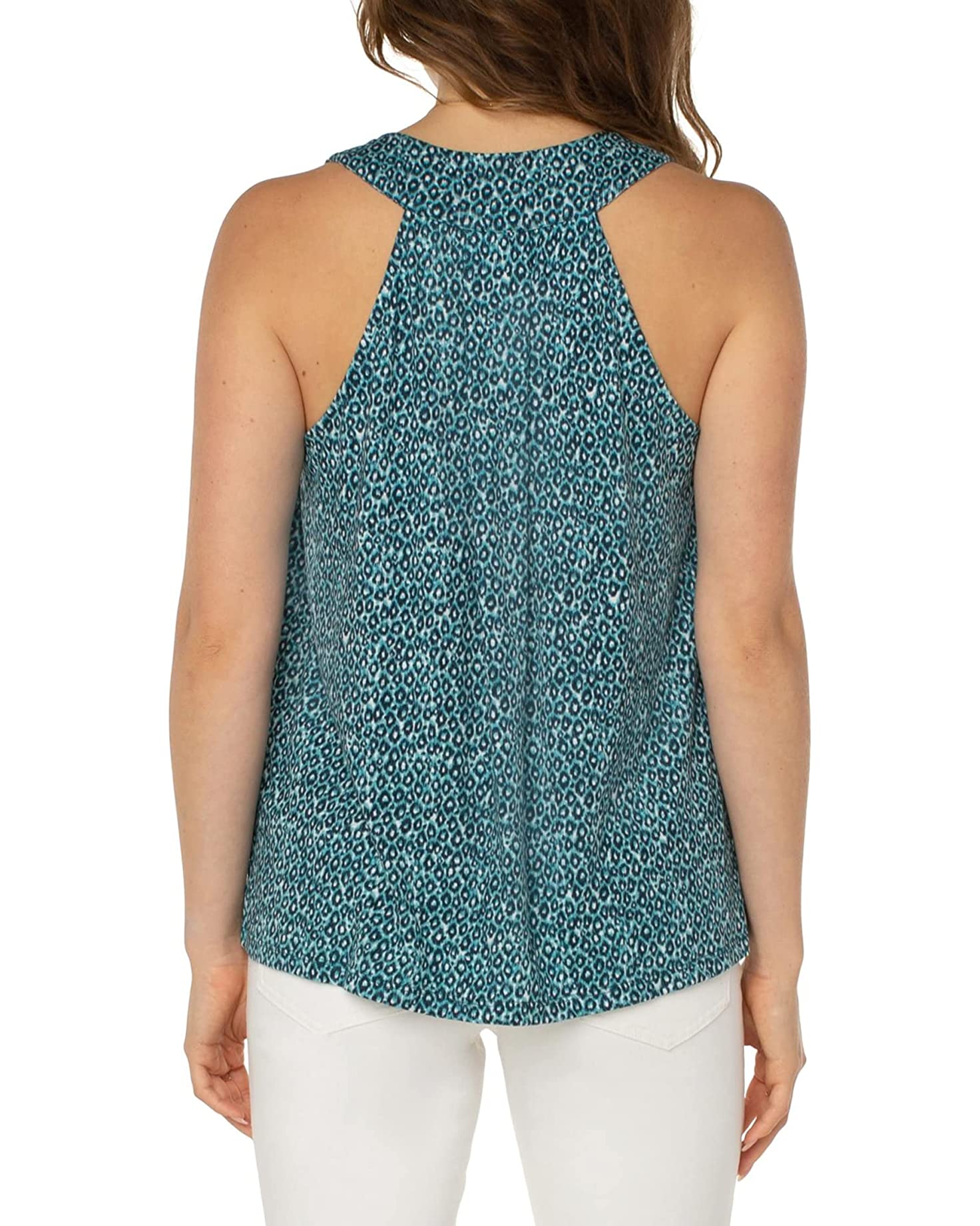 Pleated Front Sleeveless Top
