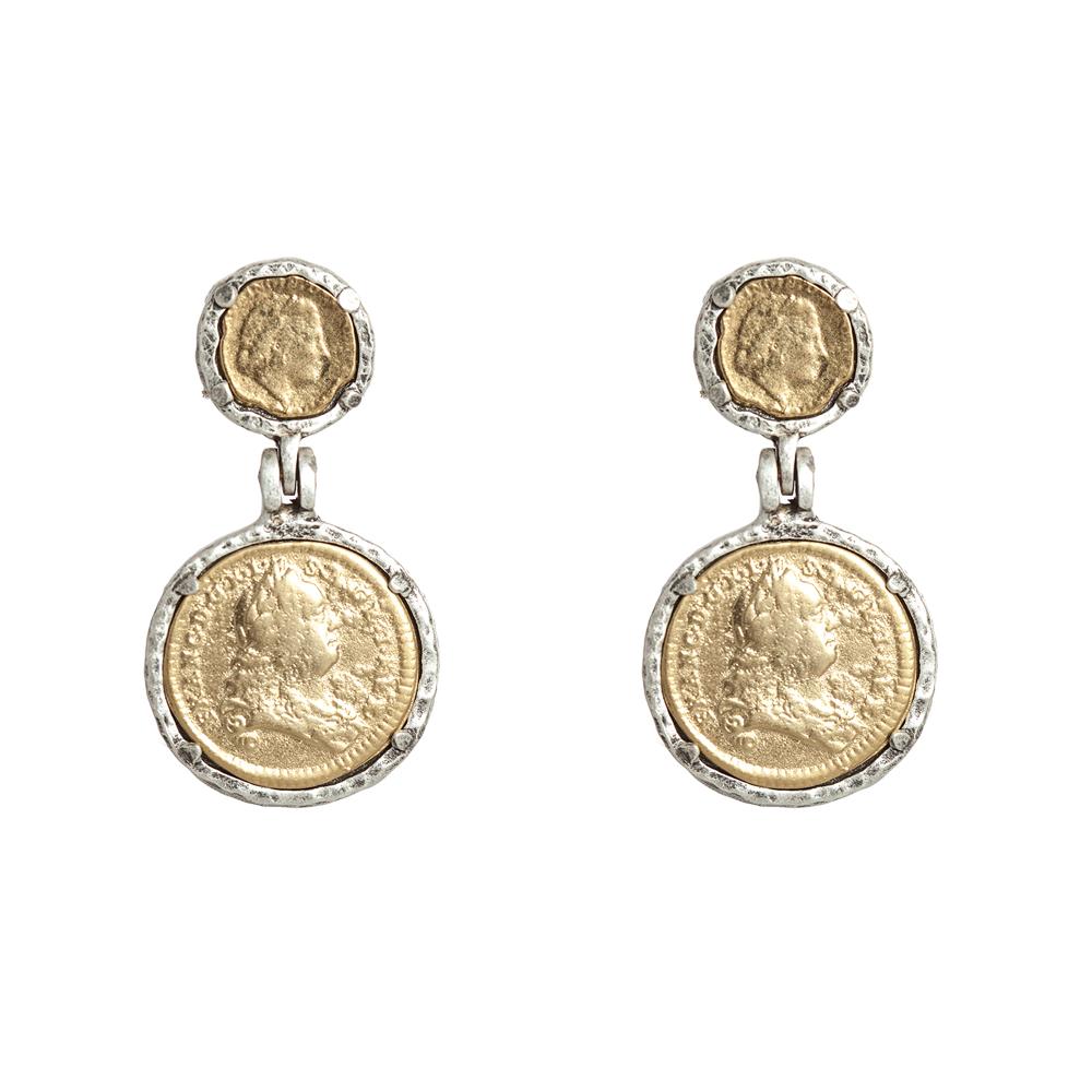Vintage Silver Juliana & Francis II Earrings