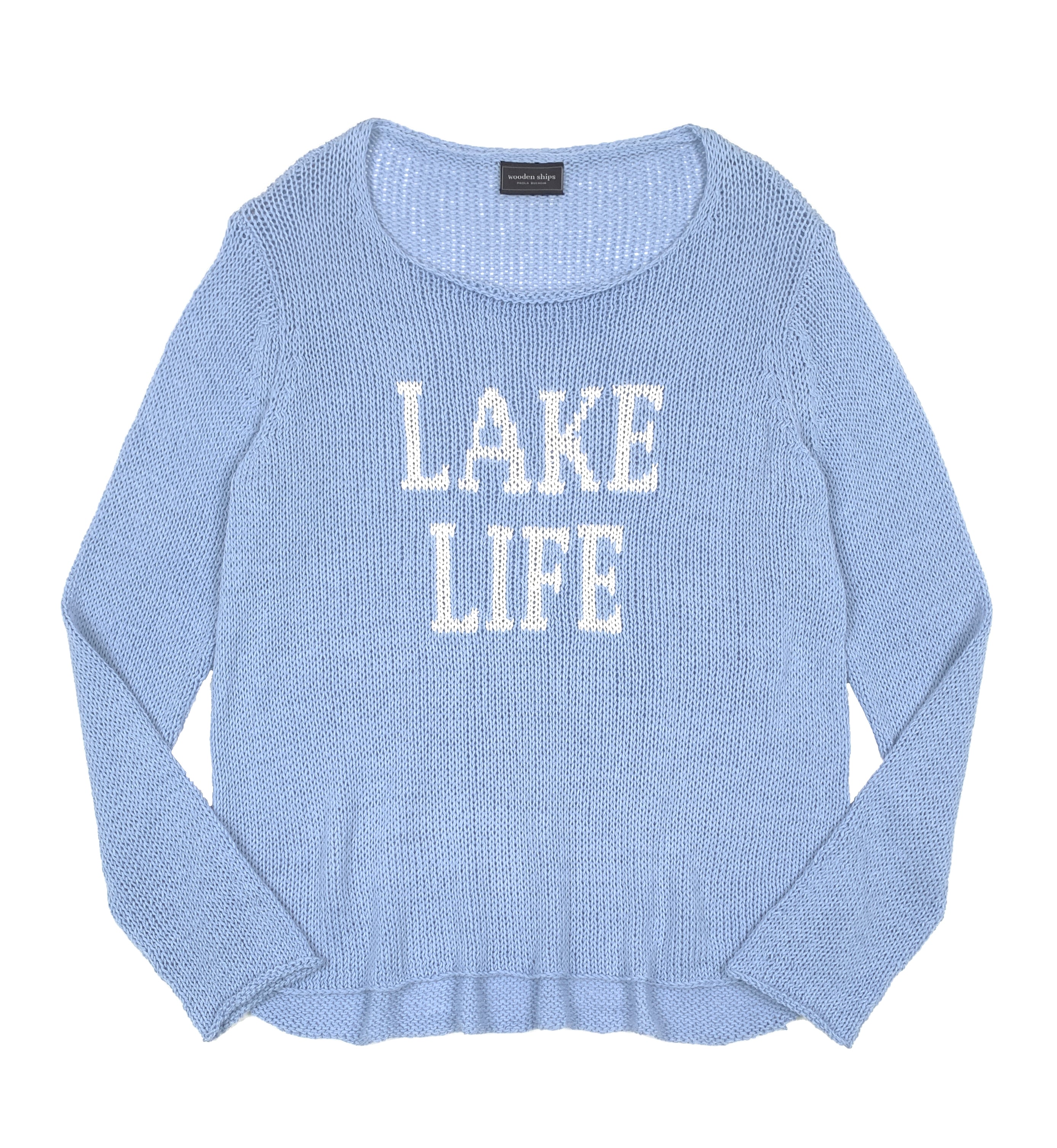Lake Life Crew Cotton Sweater