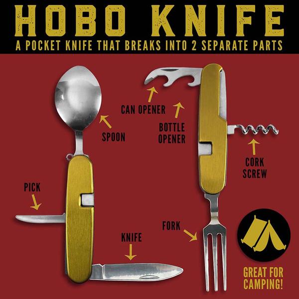 Hobo Tool - pocket camping knife
