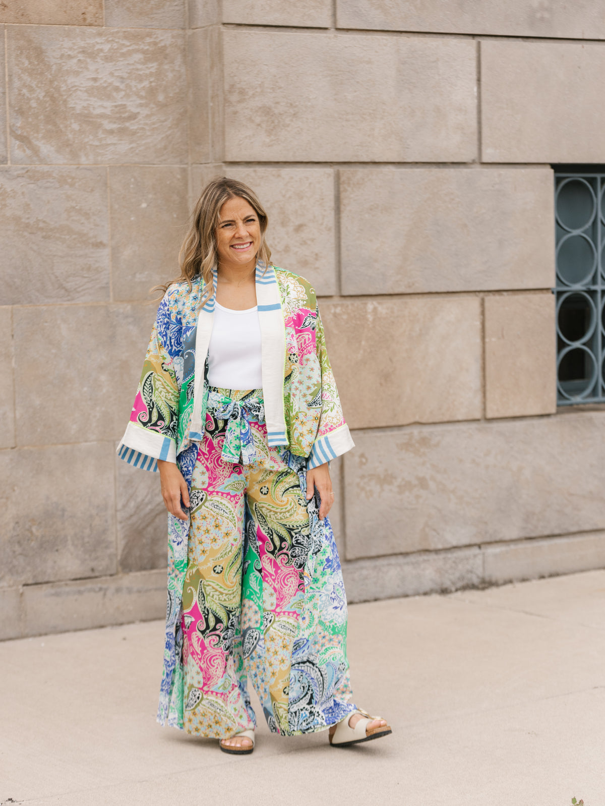 Bree Cardigan - Bohemian Mix Print