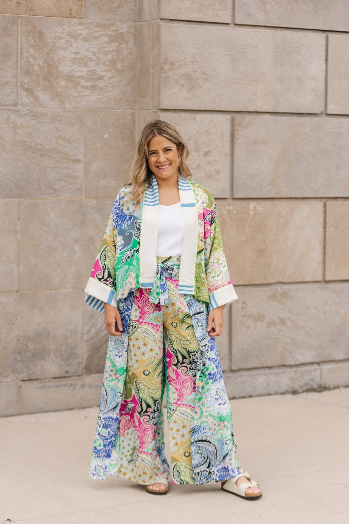Bree Cardigan - Bohemian Mix Print