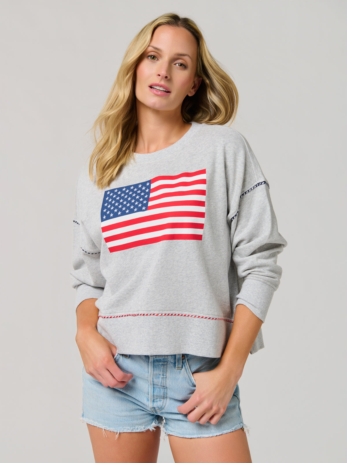 American Flag Sweatshirt