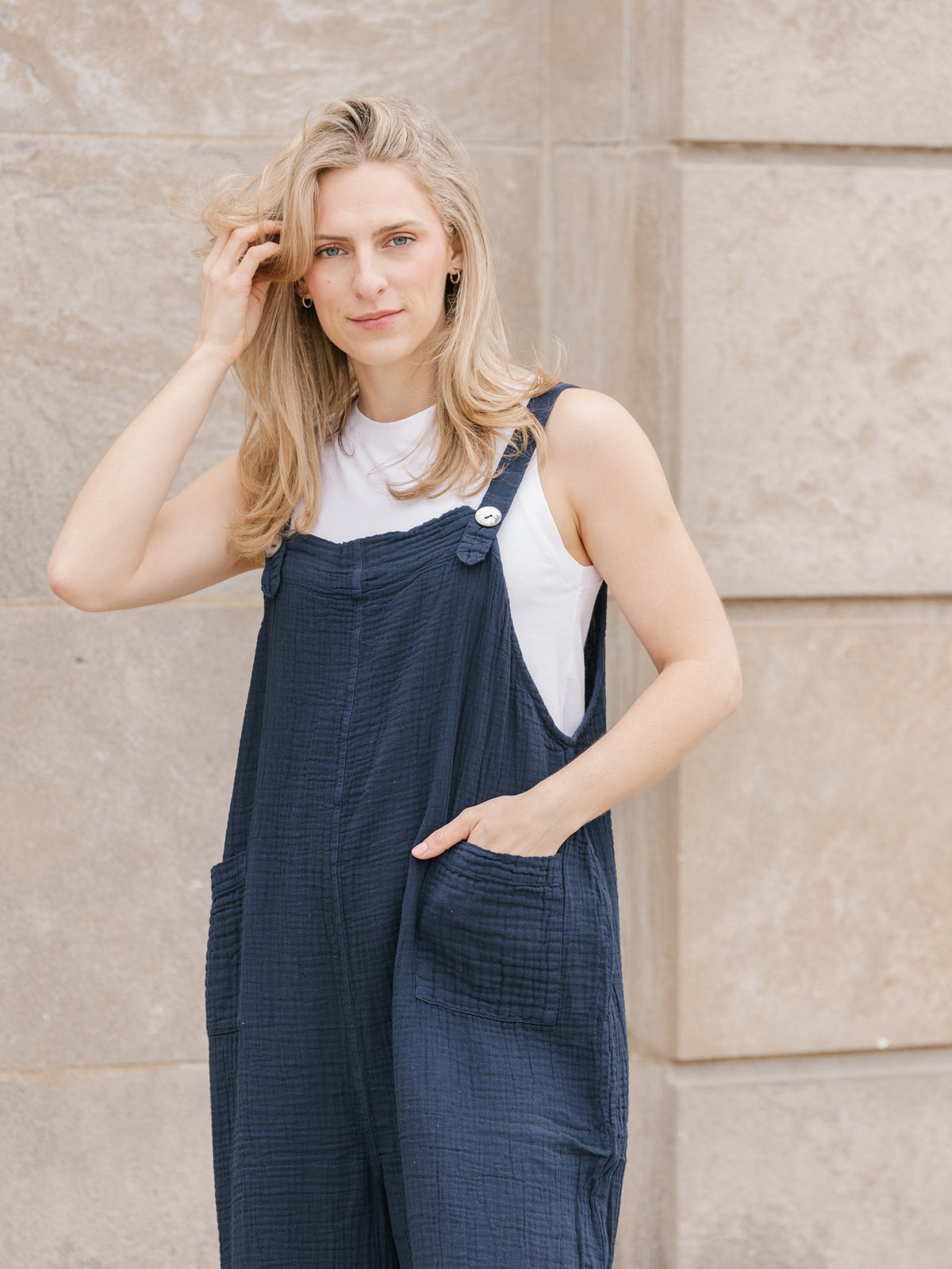 Grace Overall - Navy
