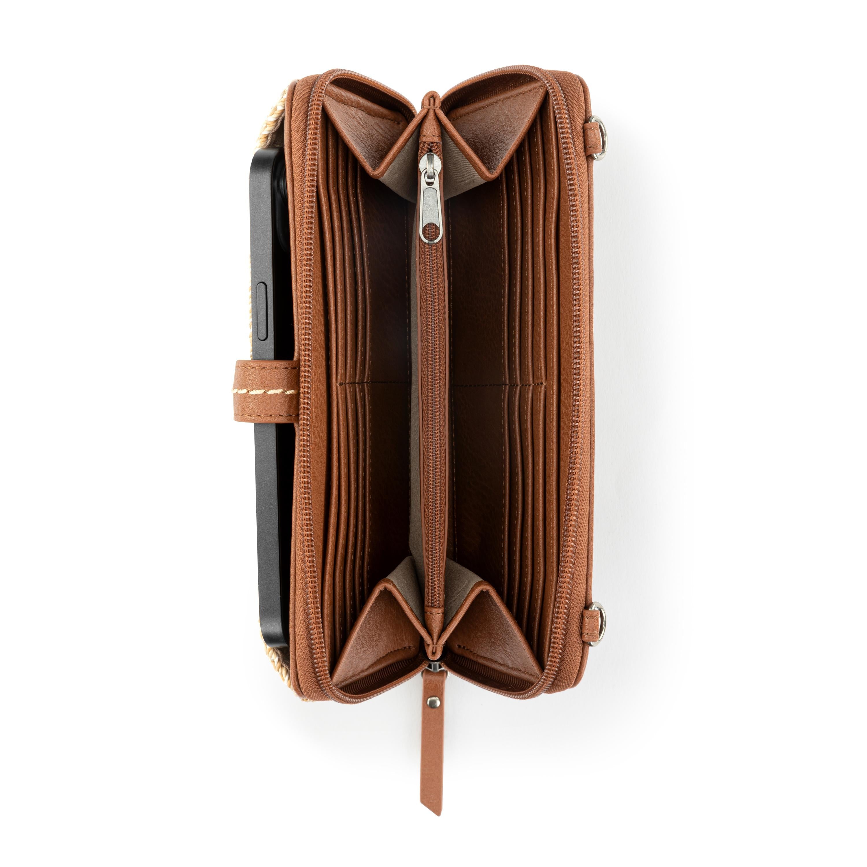 Iris Smartphone Wallet - Bamboo Medallion
