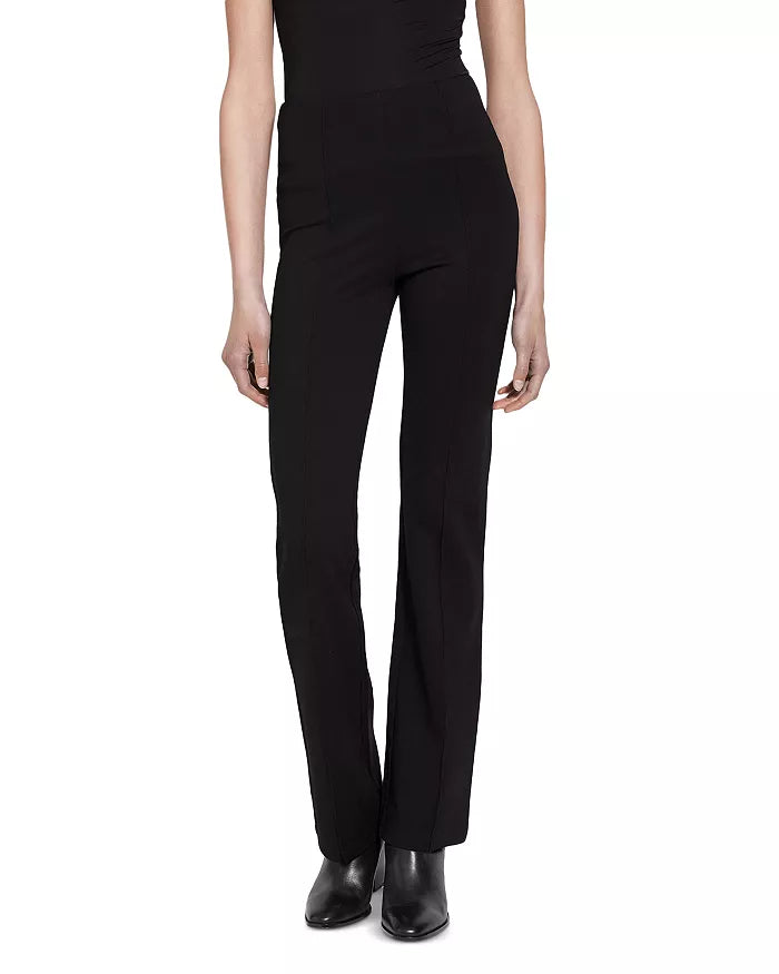 Elysse Wide Leg Ponte Pant - Black