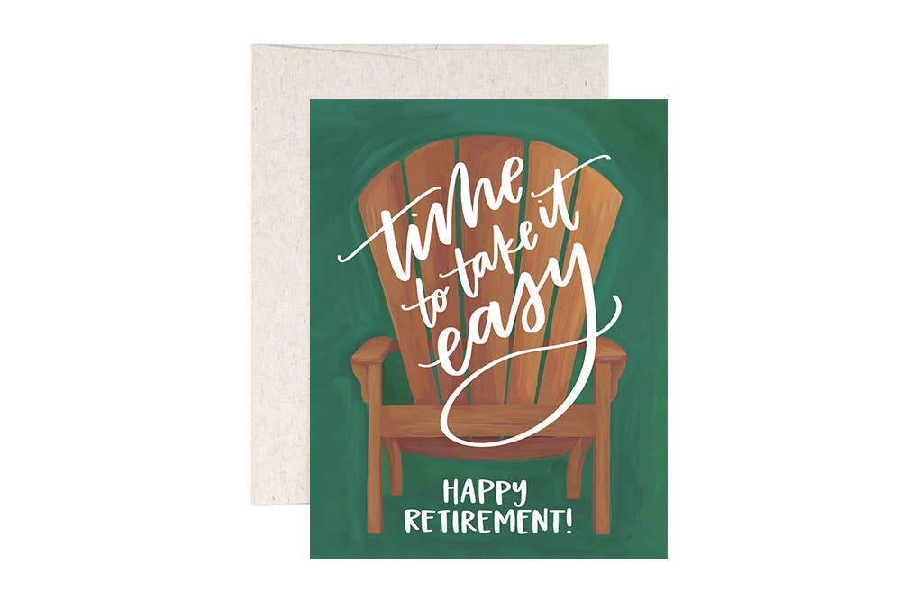 Retirement Chair Greeting Card