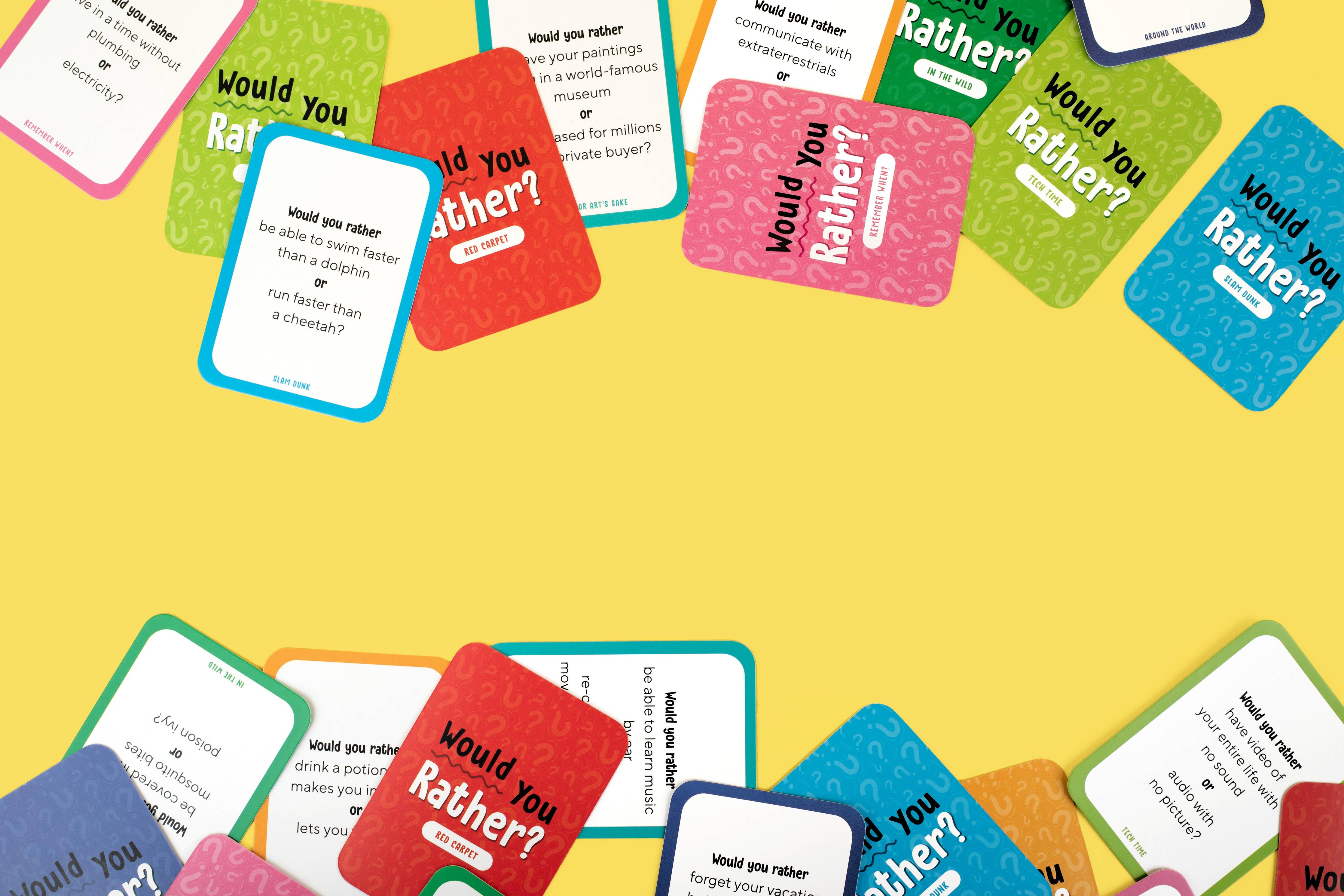 Would You Rather? A Family Card Game