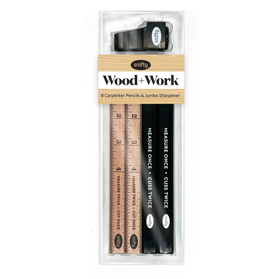 Wood + Work Pencil Set