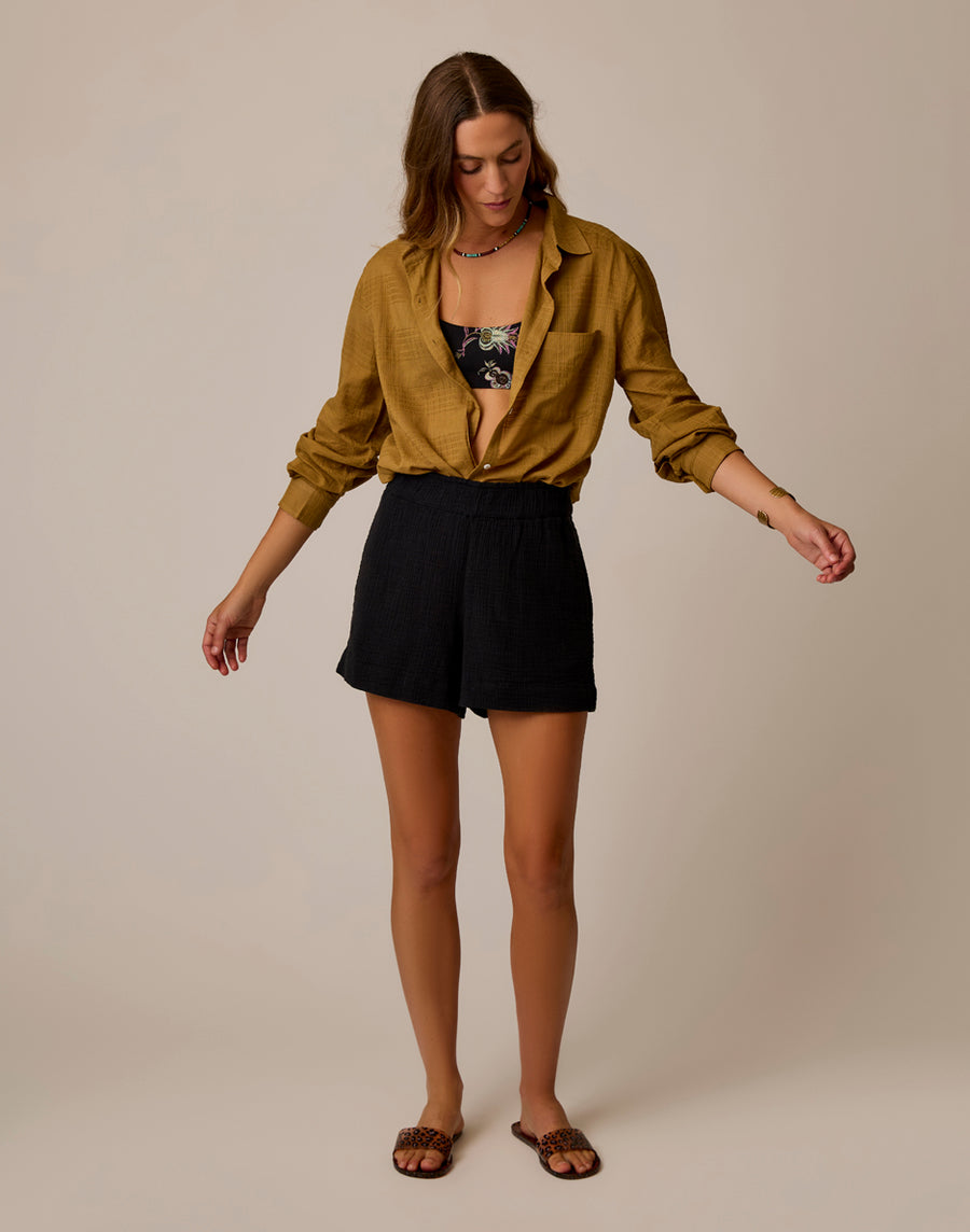 Taylor Textured Tunic - Golden