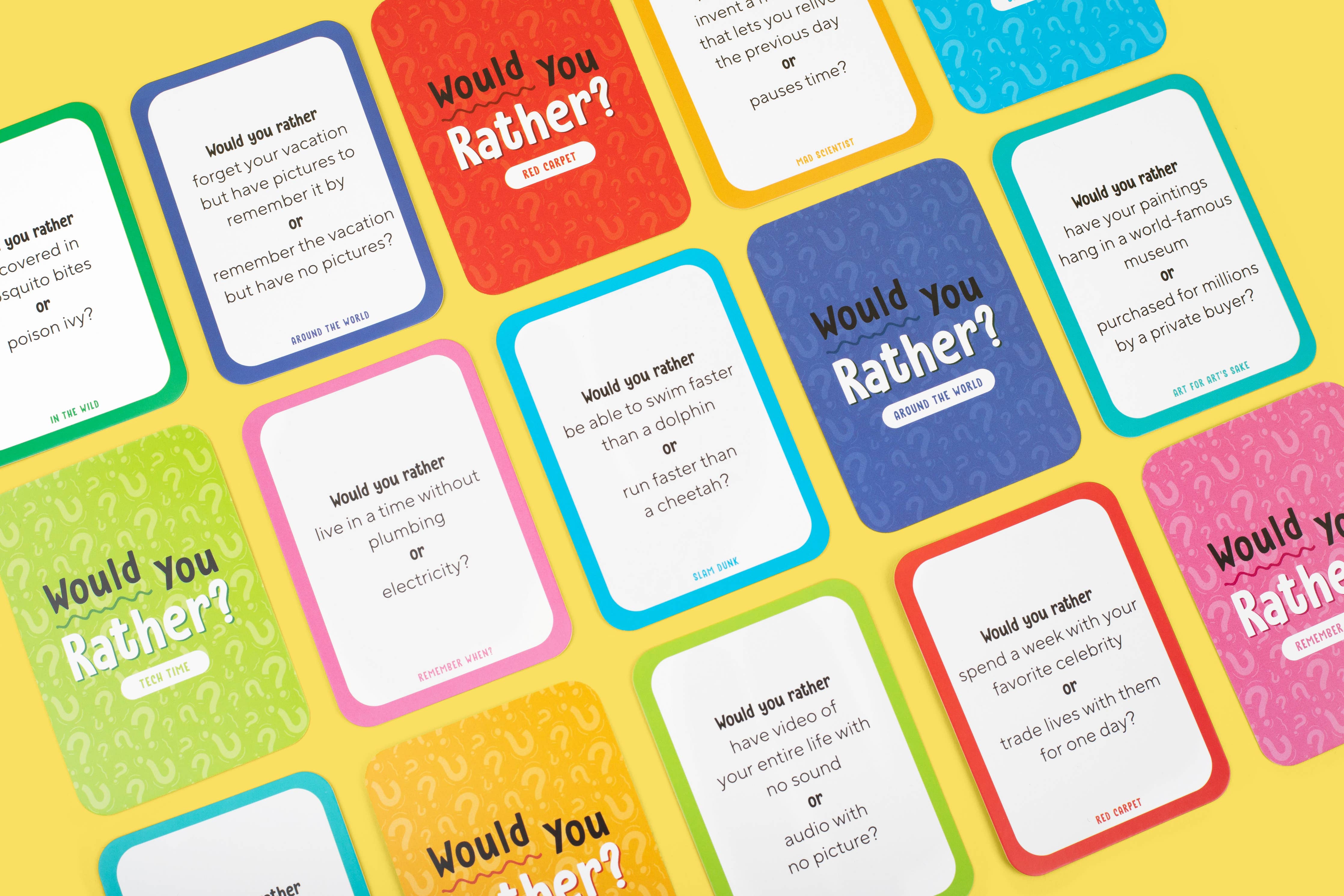 Would You Rather? A Family Card Game