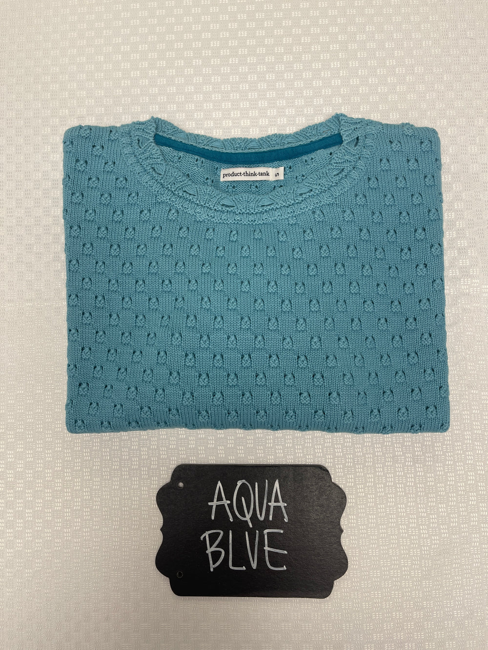 Mountain View Sweater - Aqua Blue
