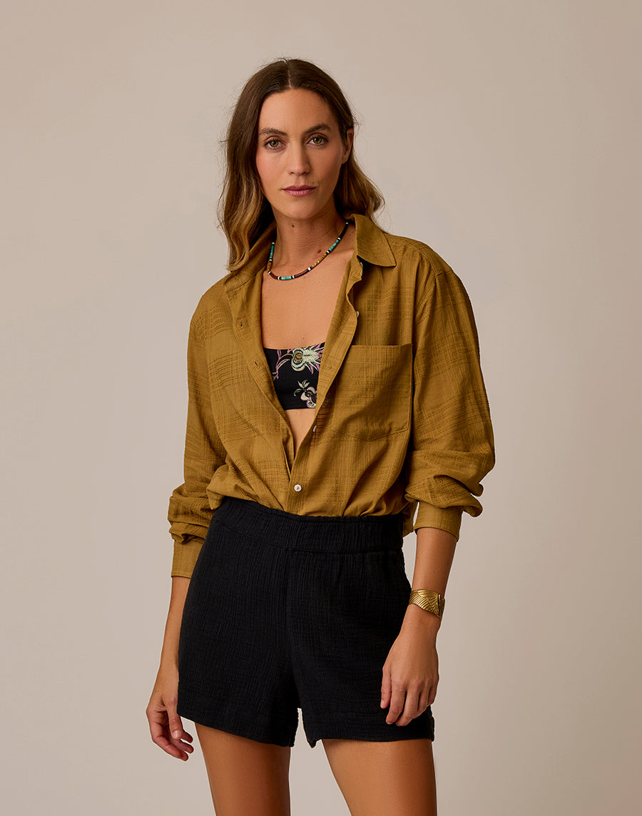 Taylor Textured Tunic - Golden