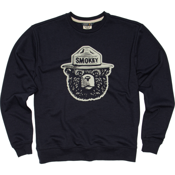 Smokey Logo Sweatshirt: Navy