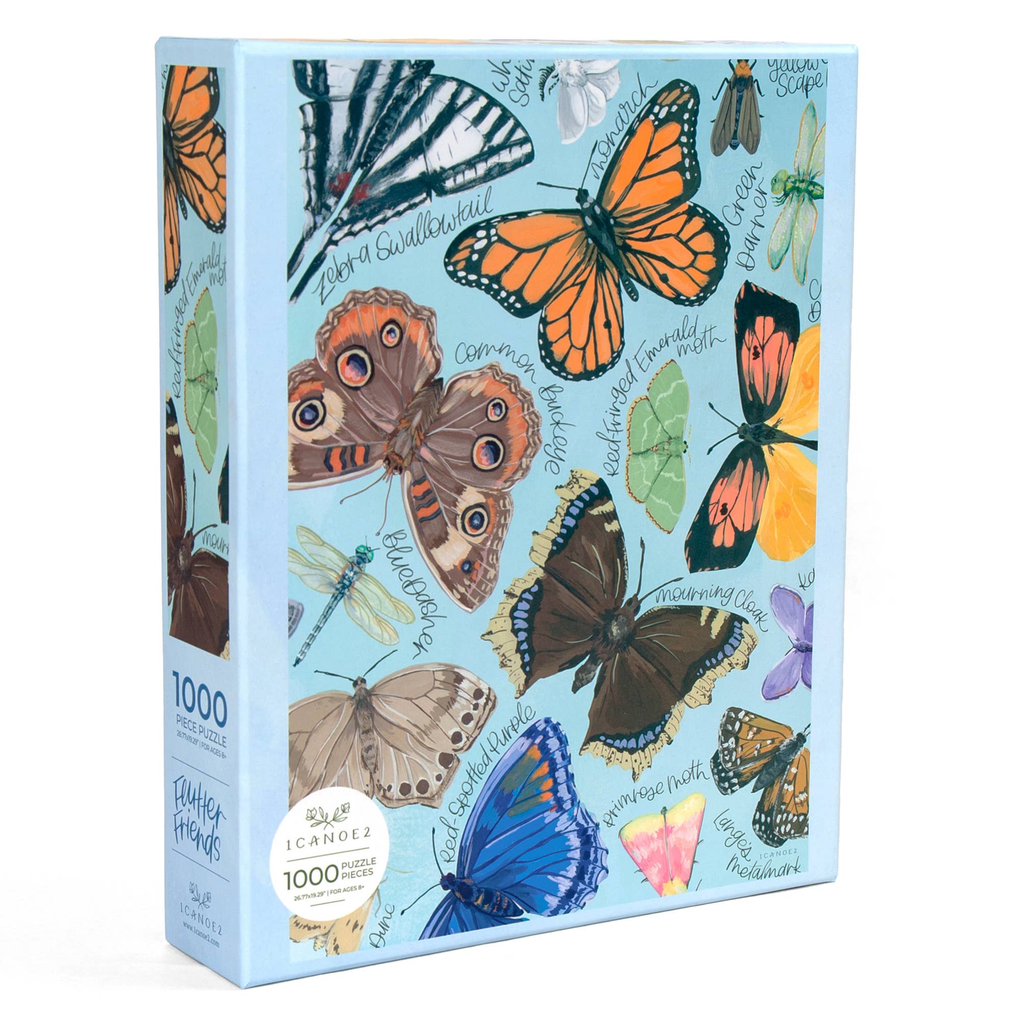 Flutter Friends Butterfly - 1,000 Piece Jigsaw Puzzle