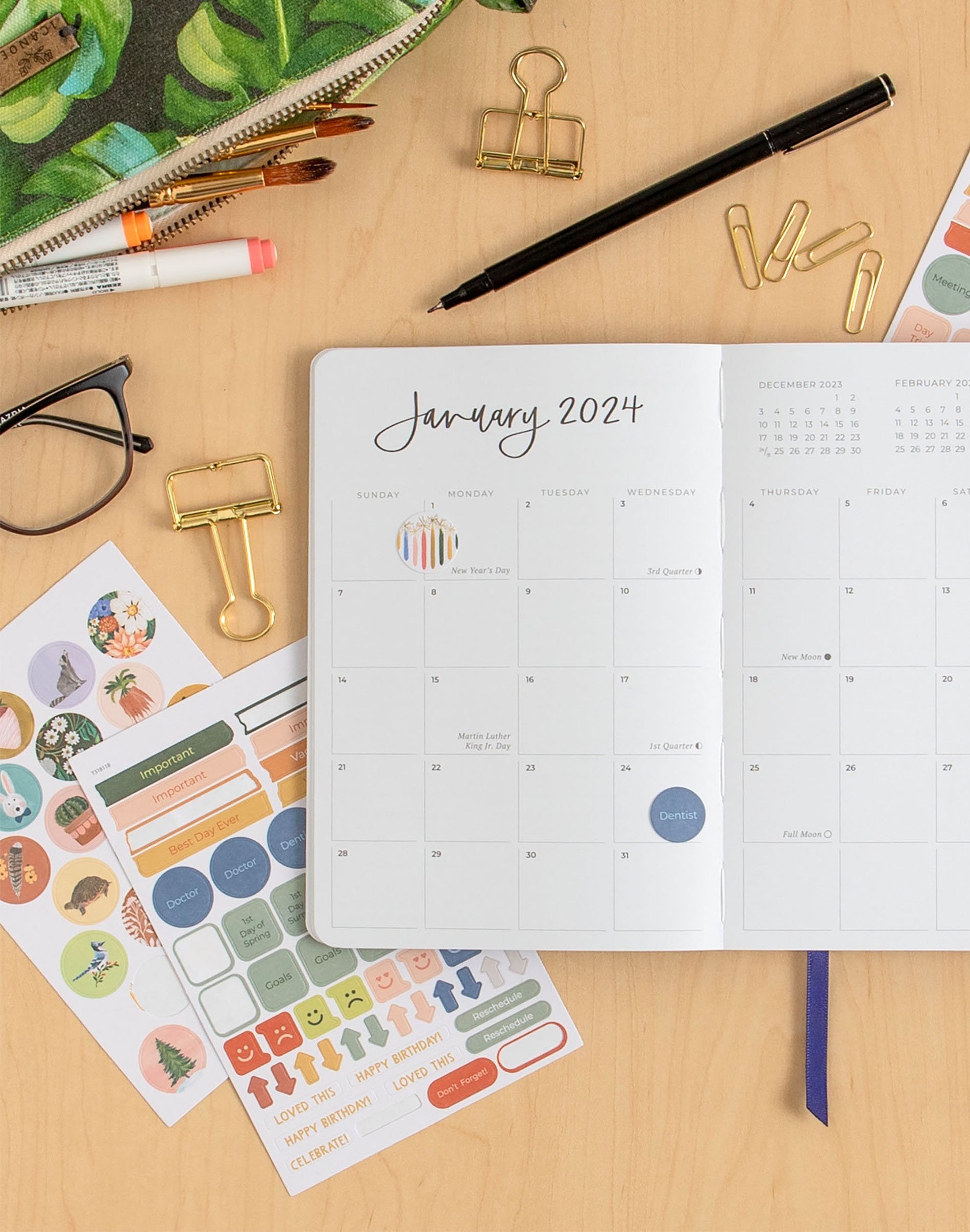 Yarrow Planner: Calendar Year