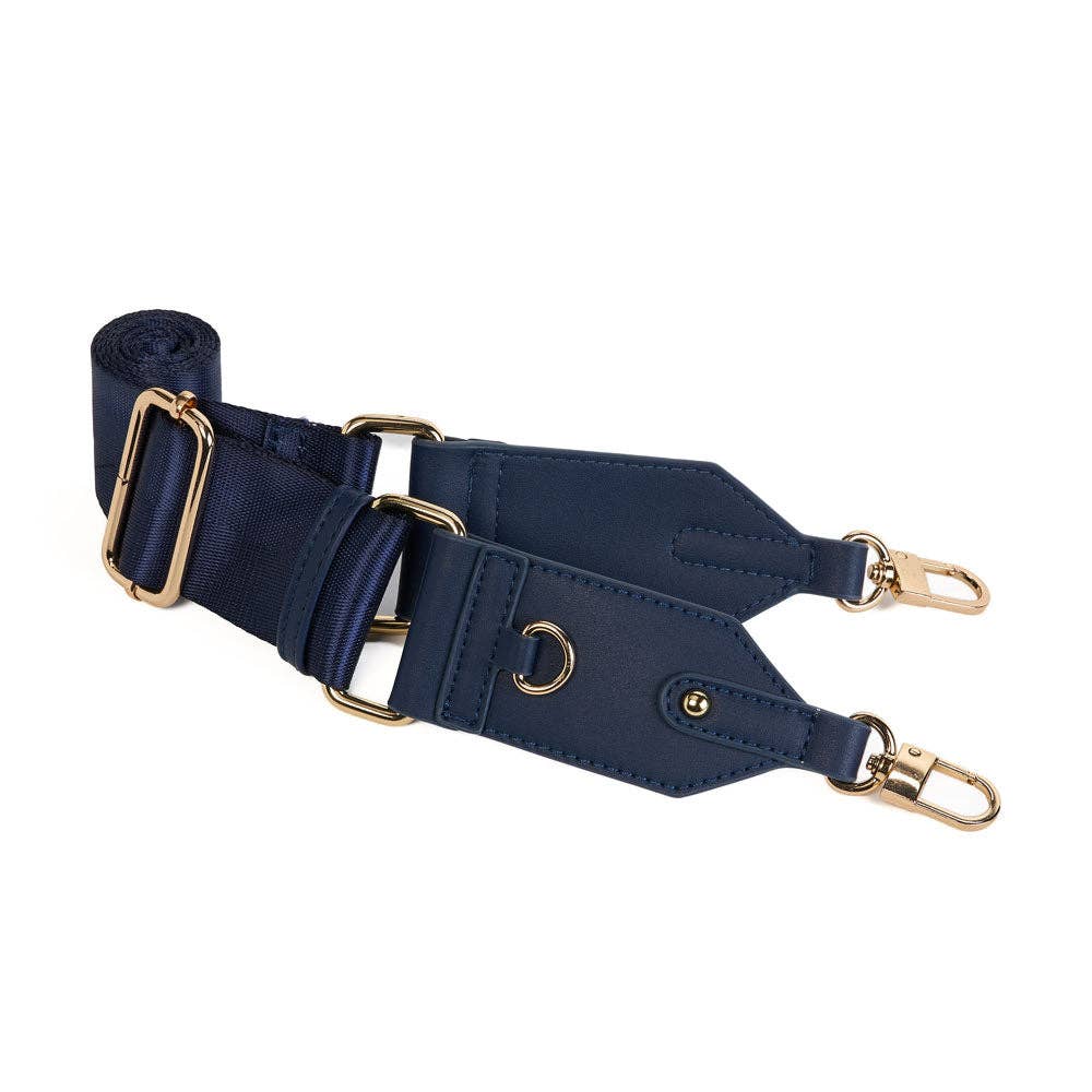 HydroBag® HANDLE™- Navy Matte with Solid Vegan Leather Trim