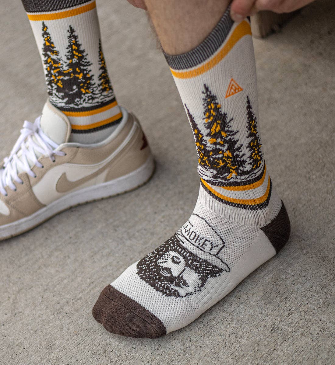 Smokey Bear Summer Camp Sock - 2 Pack