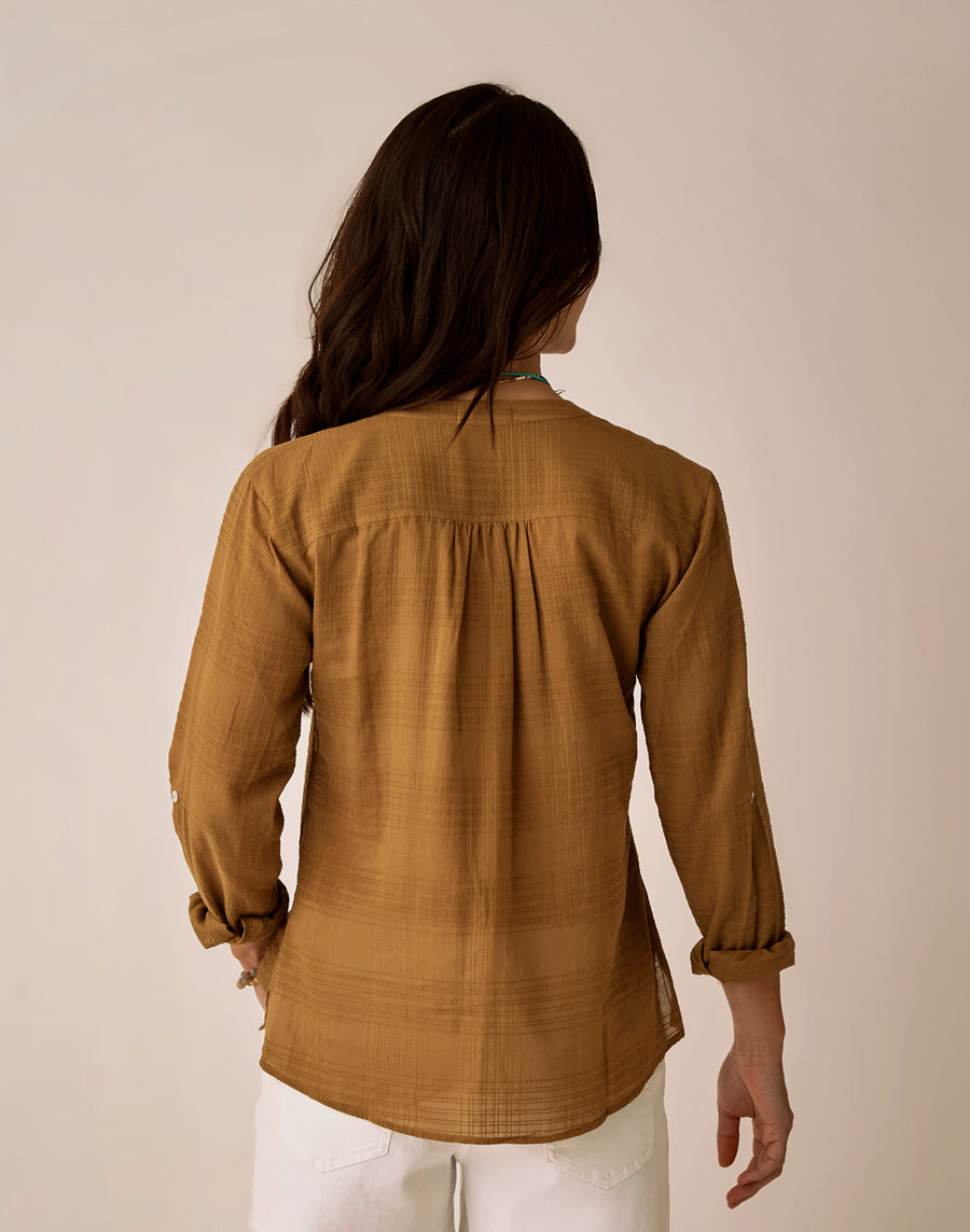 Dylan Textured Shirt - Golden