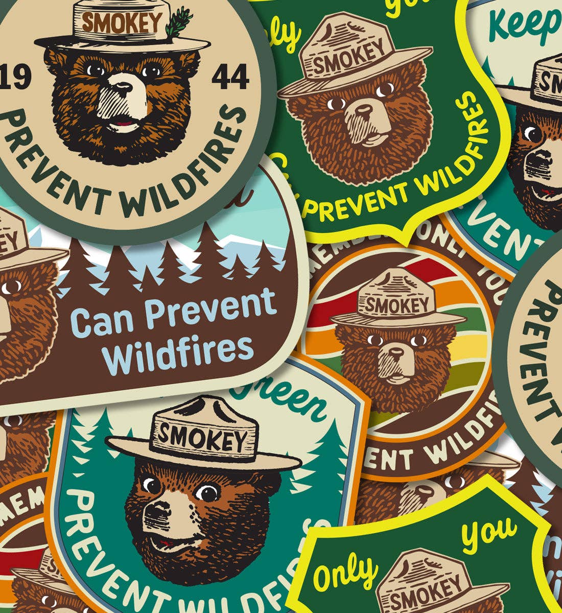 Smokey Bear Sticker