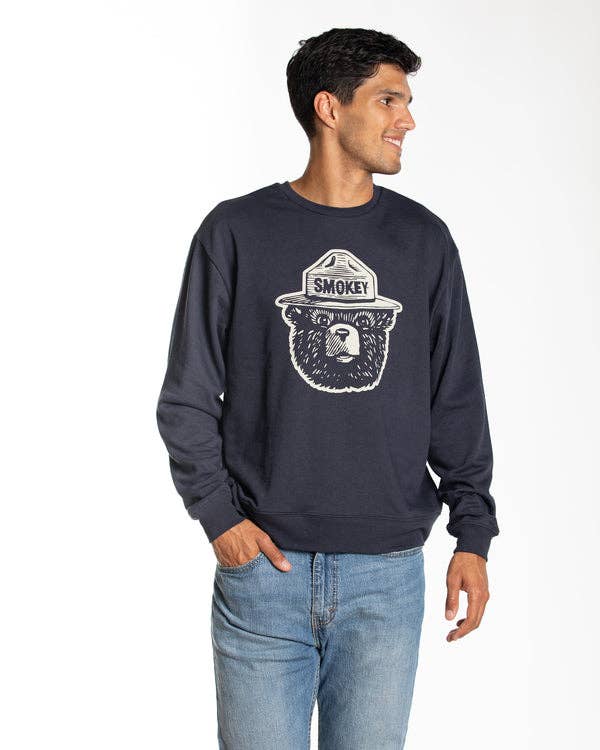 Smokey Logo Sweatshirt: Navy