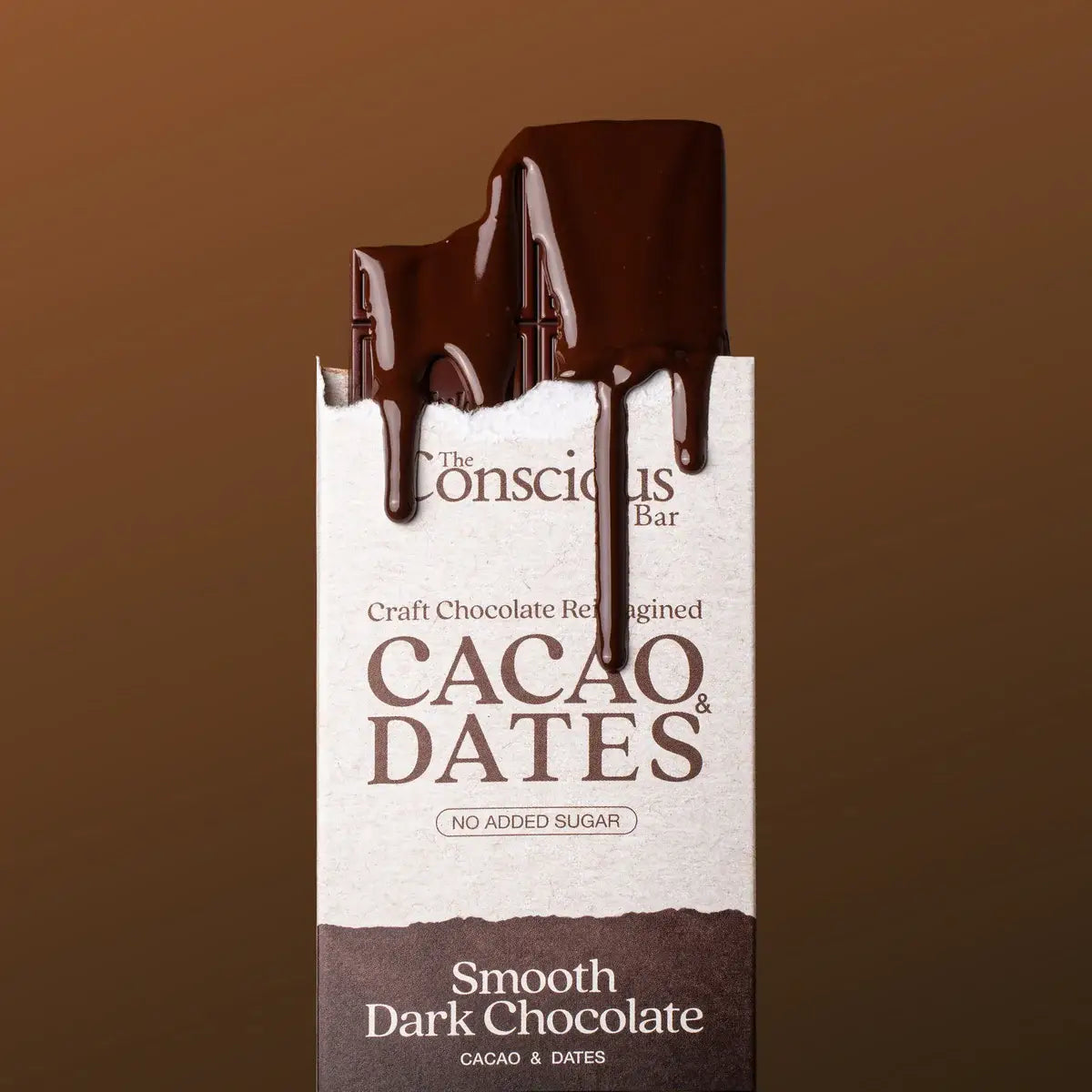 The Conscious Bar - Date Sweeteed Smooth Dark Chocolate