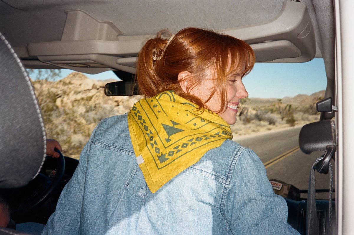 Smokey Bear Bandana: Amber Gold