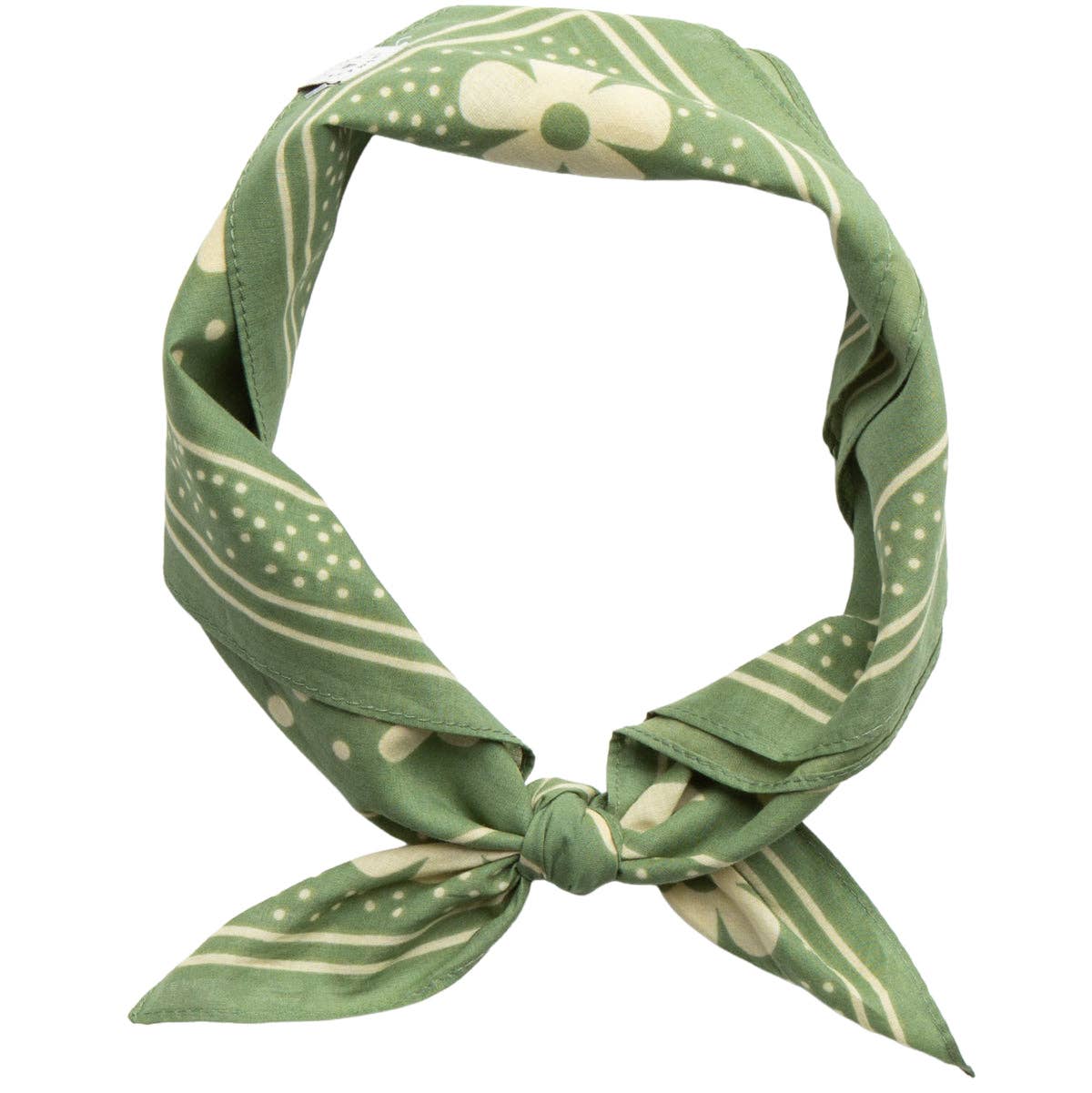 Woodsy Owl Bandana: Vineyard Green