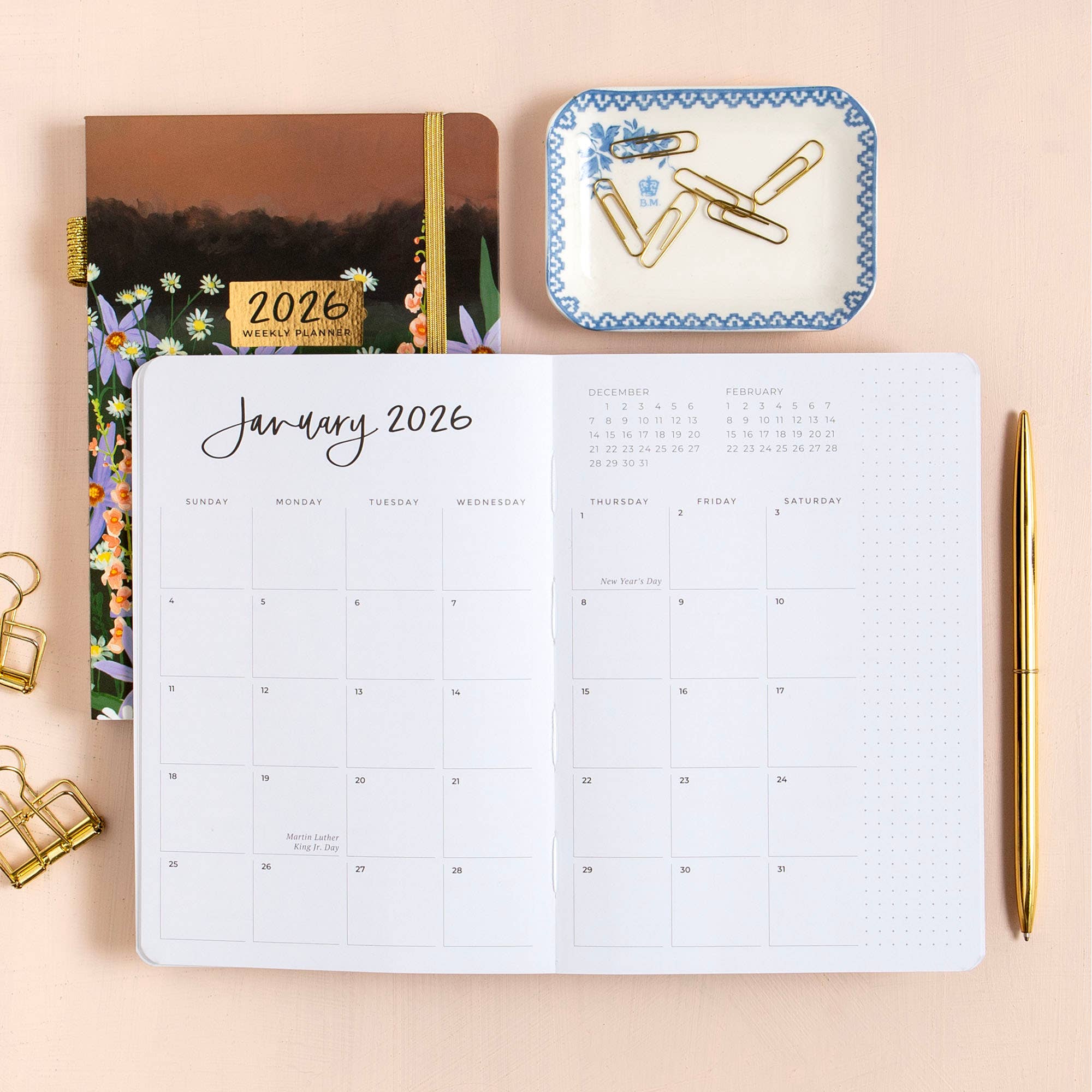 Augustine Petite Planner: 2026 Calendar Year