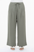 green wide leg pants
