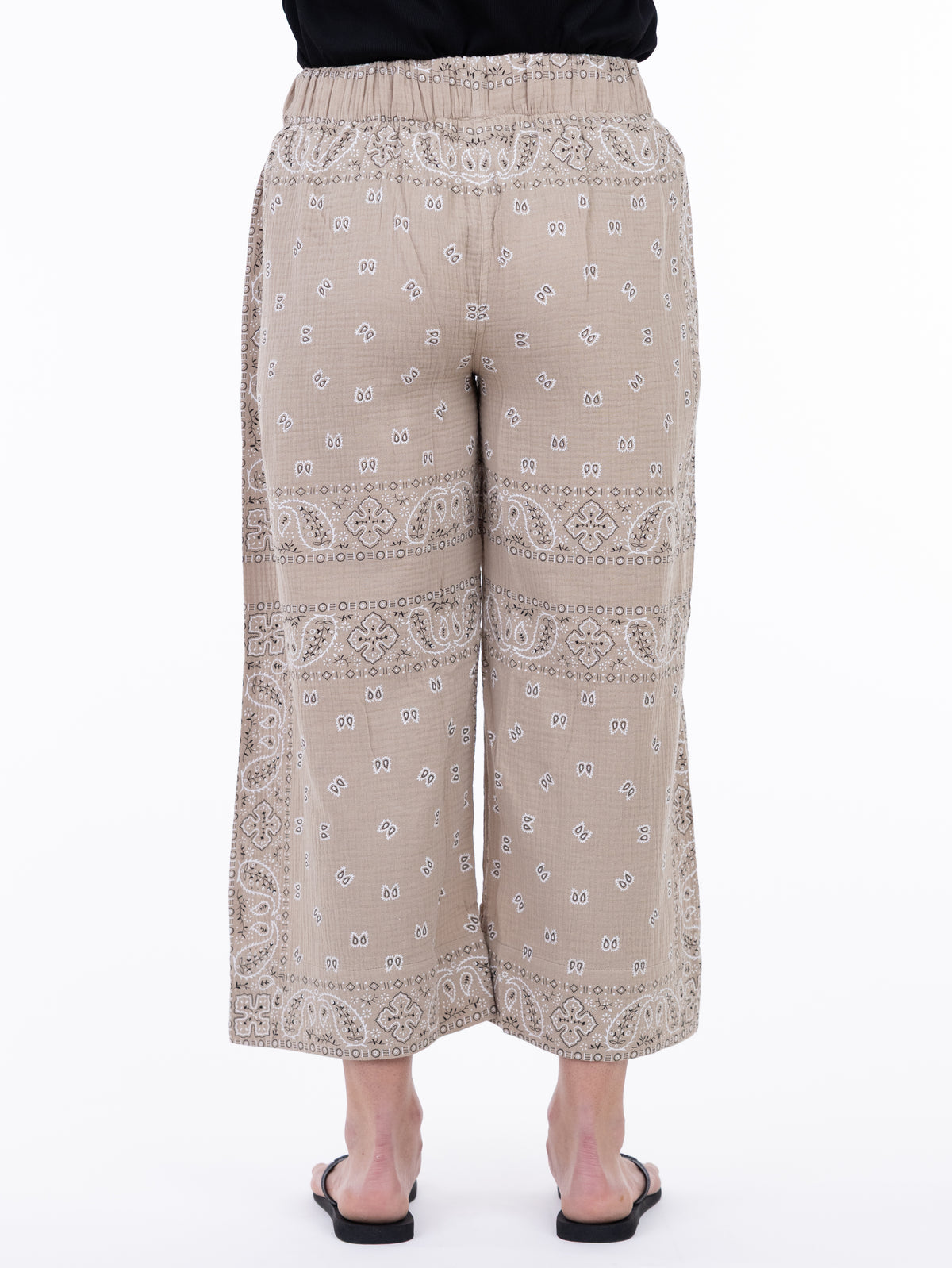 Bandana Crop Pant - Sand