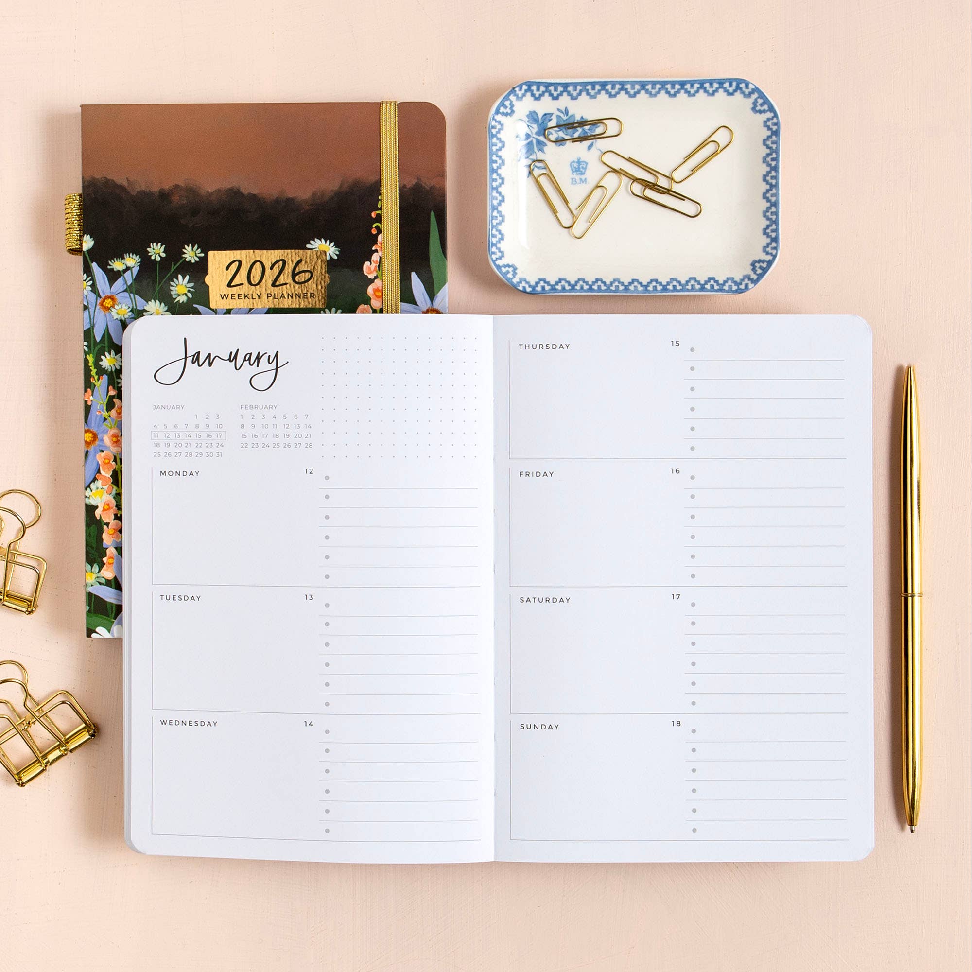 Augustine Petite Planner: 2026 Calendar Year