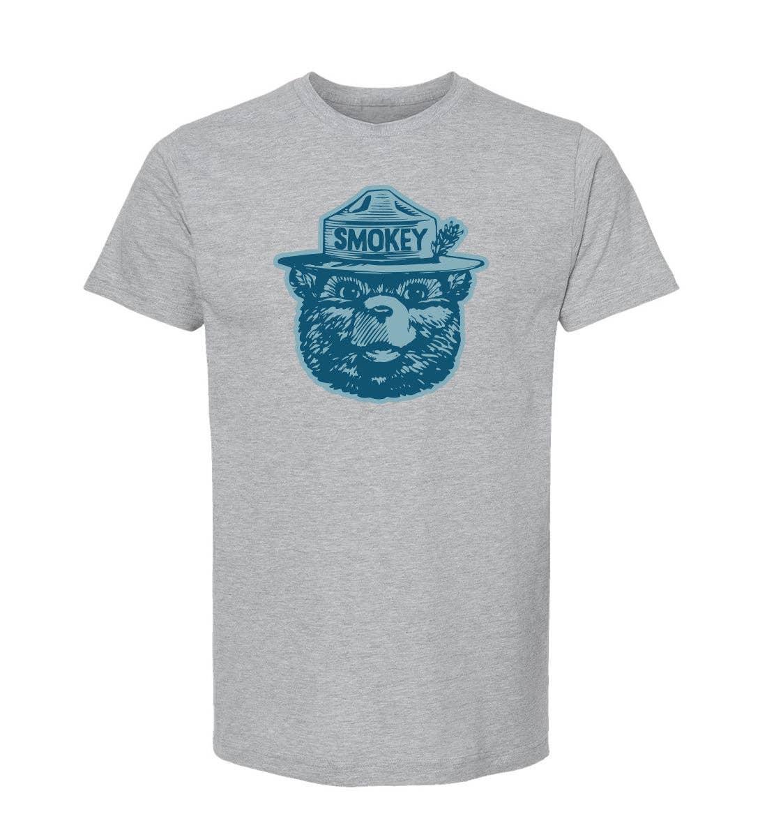 Smokey Bear Icon Tee - Gray