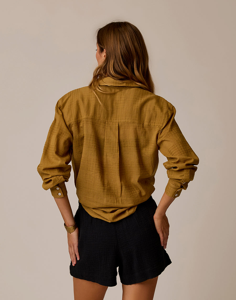 Taylor Textured Tunic - Golden