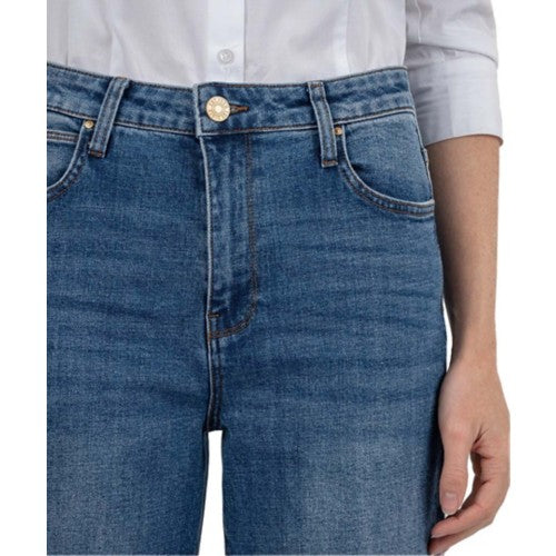 Sienna High Rise Wide Leg - Alert W/Dk Base Wash