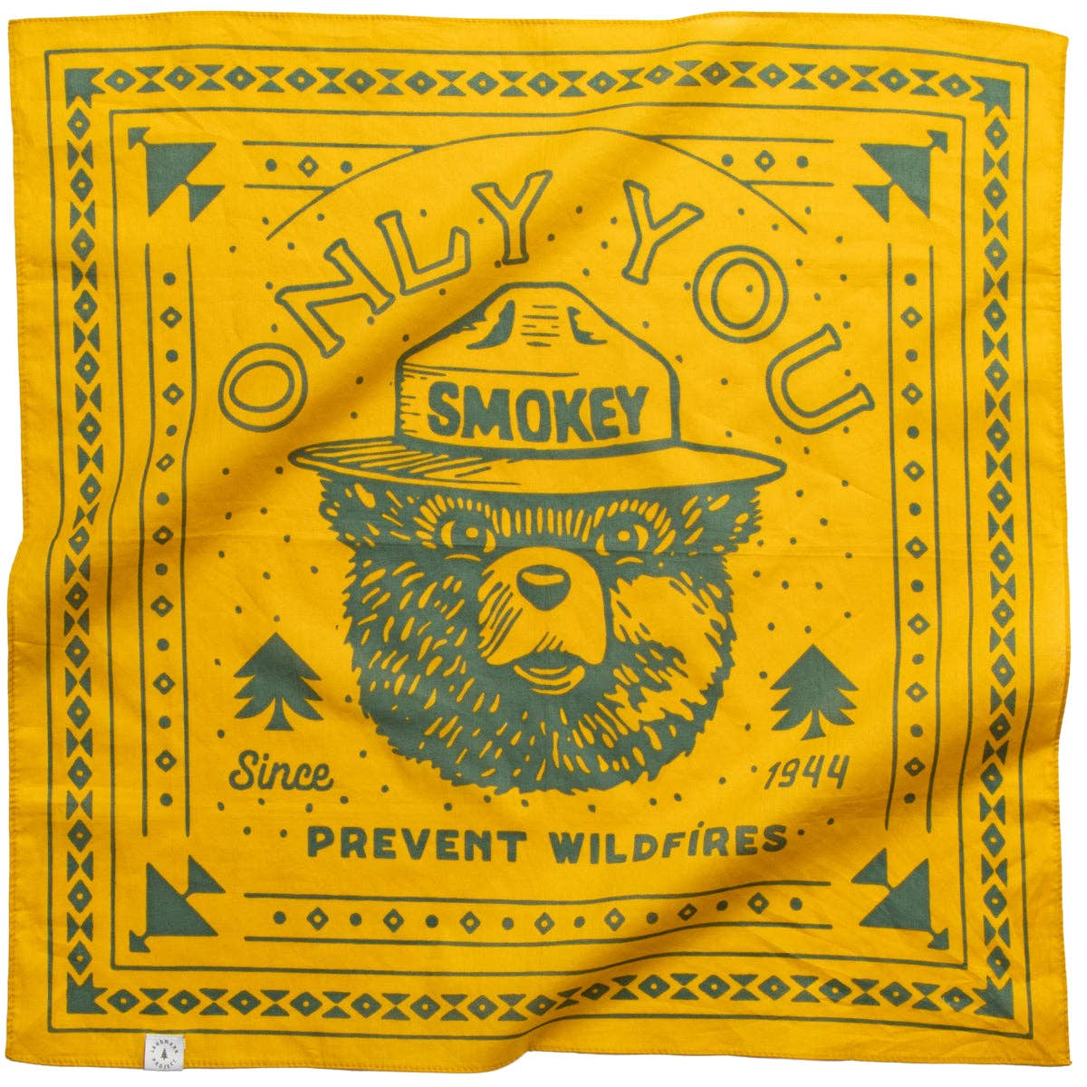 Smokey Bear Bandana: Amber Gold