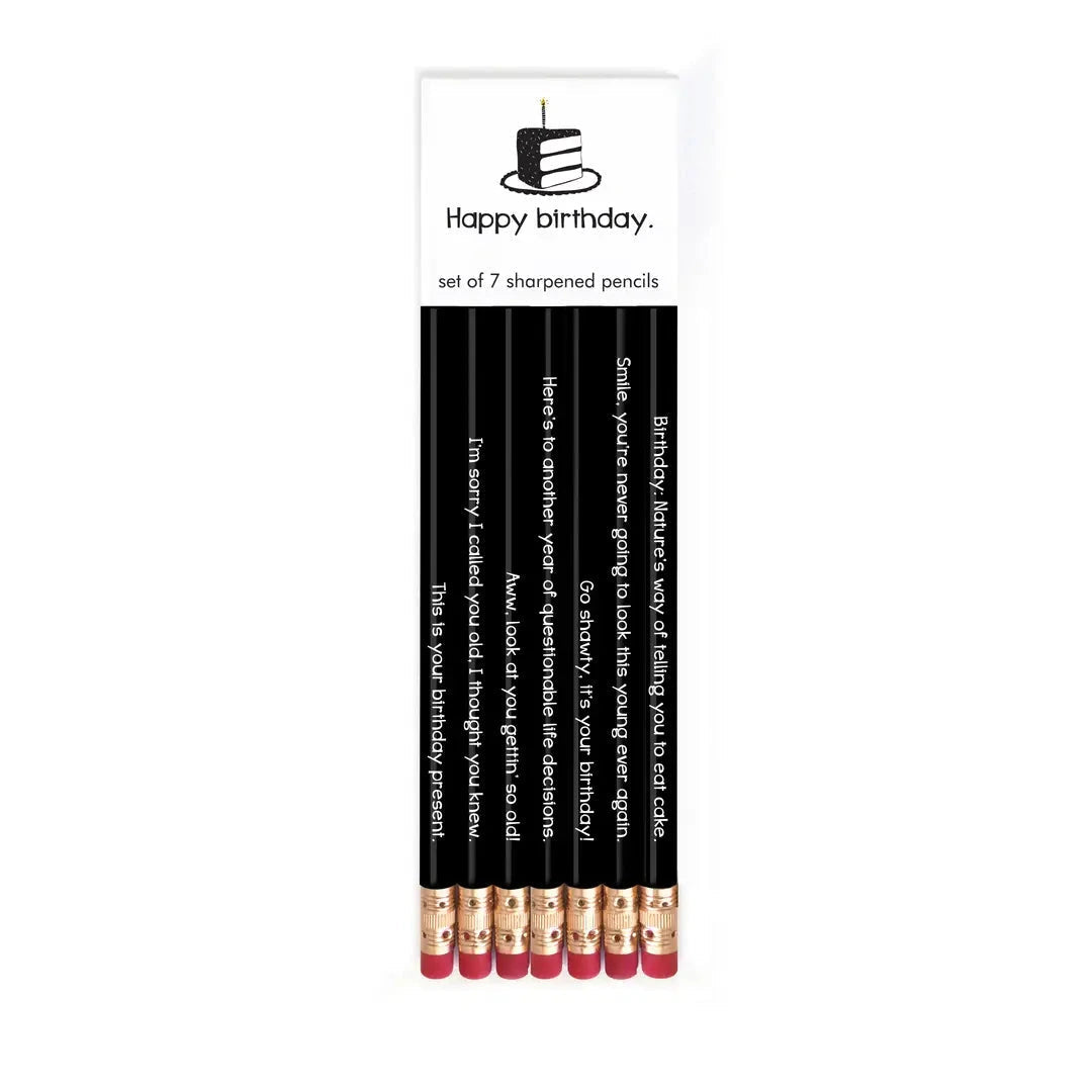 Happy Birthday Quotable Pencils