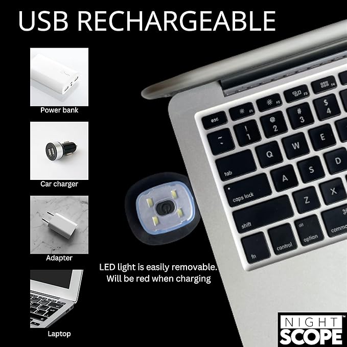 Night Scope Rechargeable LED Beanie