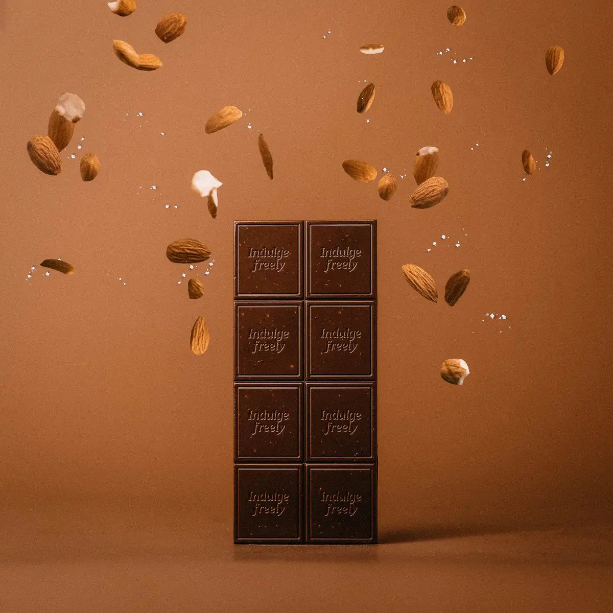 The Conscious Bar - Date Sweetened Dark Chocolate - Almond Sea Salt