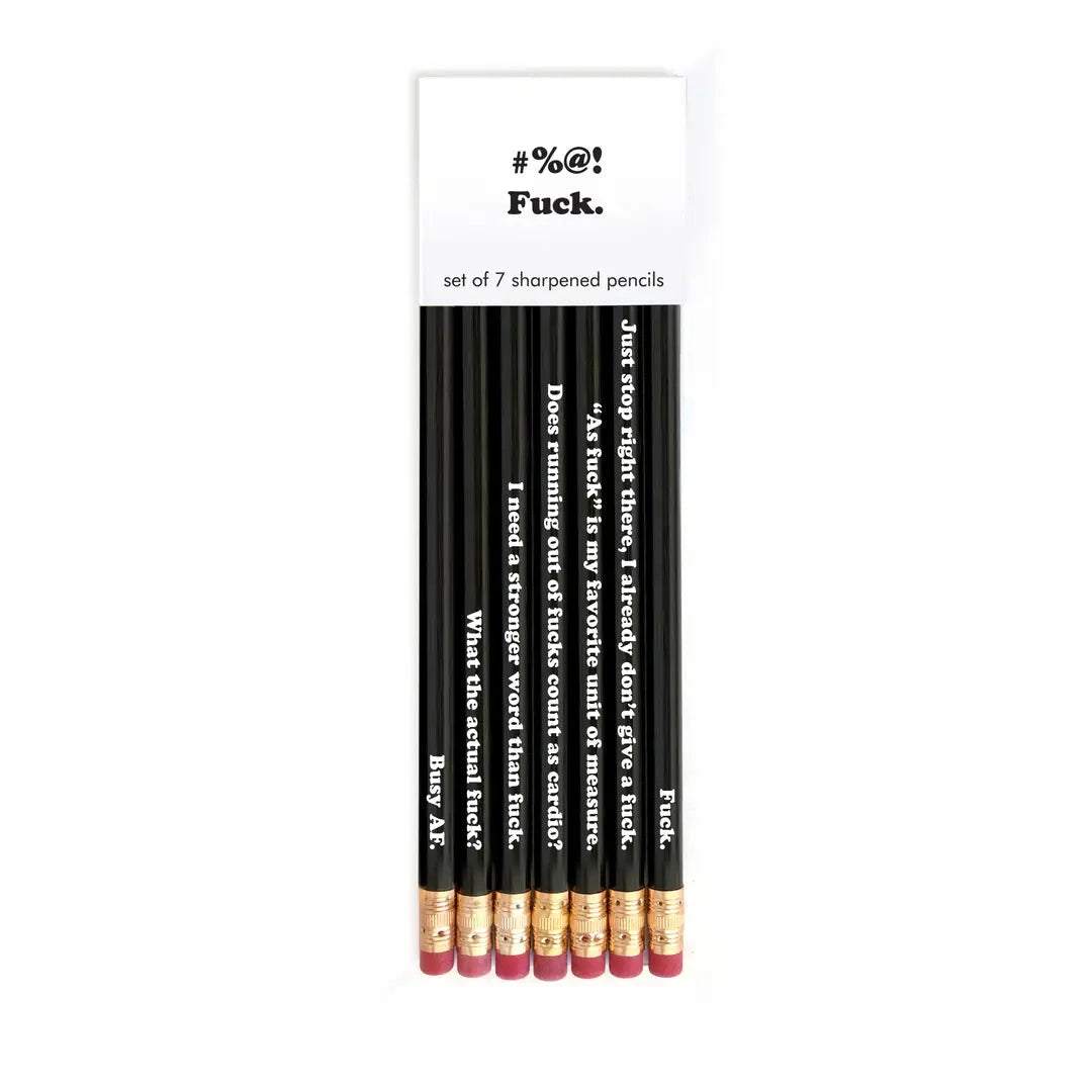 #^@! Fuck. Quotable Pencils
