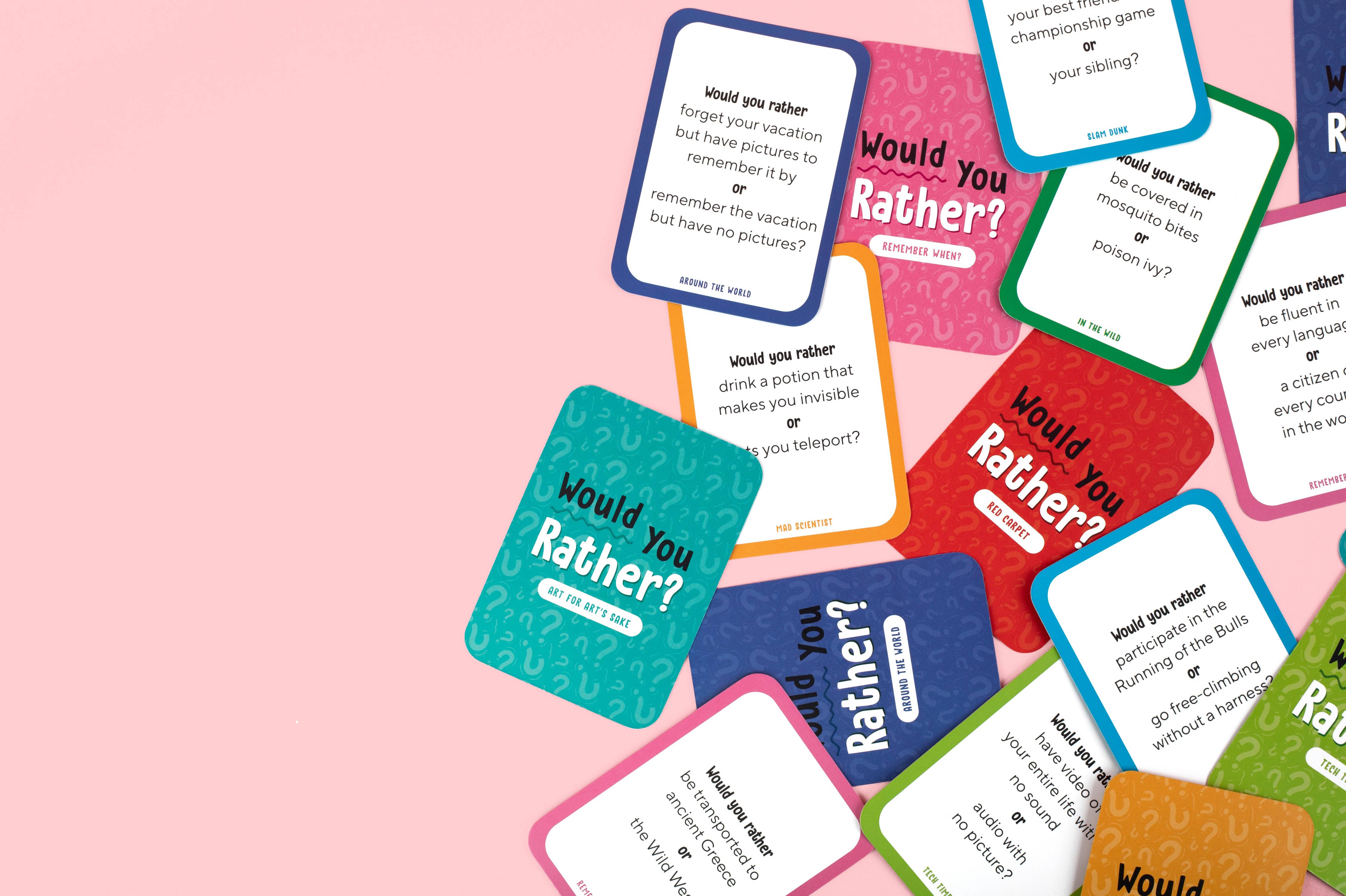 Would You Rather? A Family Card Game