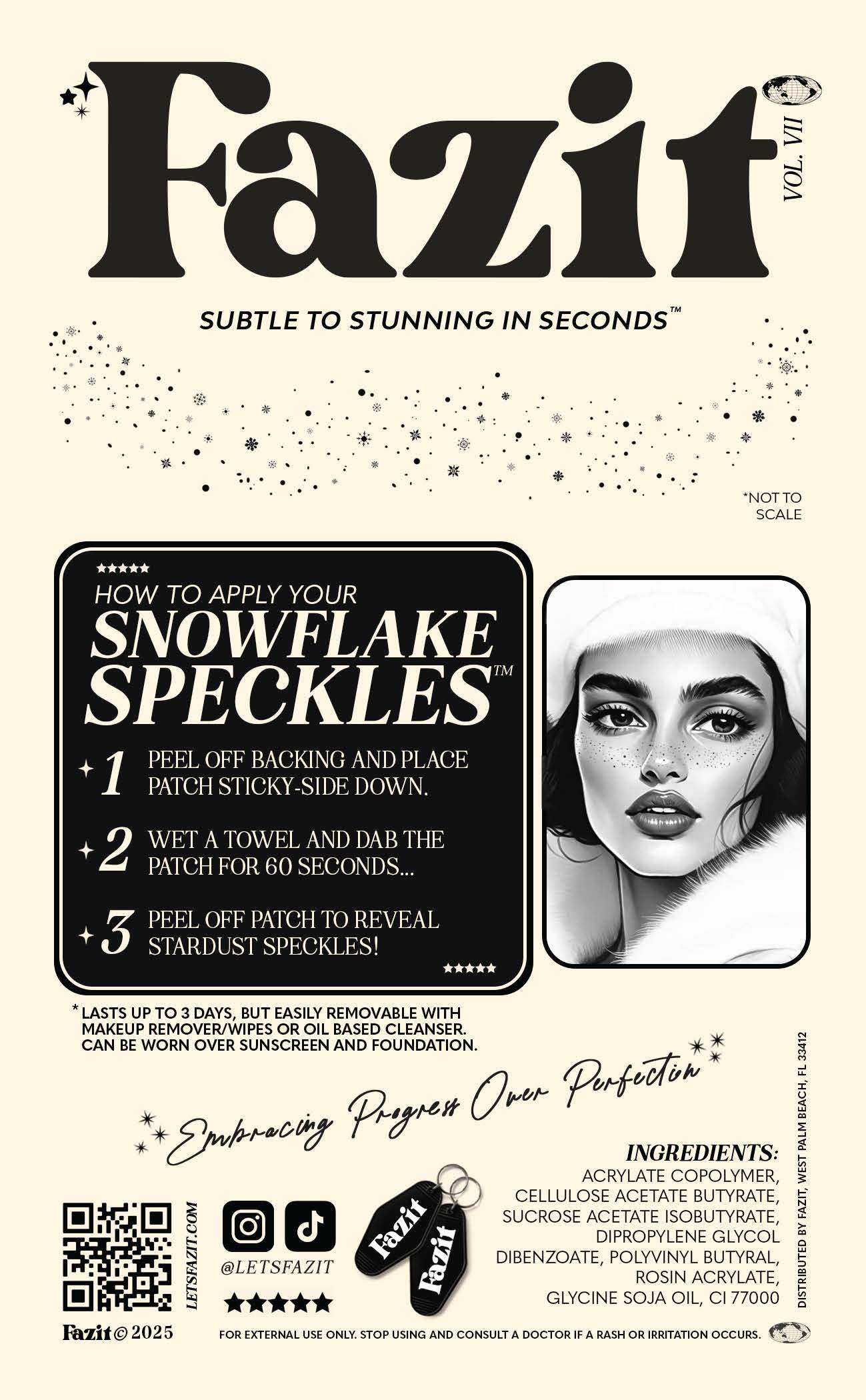 Snowflake Speckles - Limited Edition: 6pk