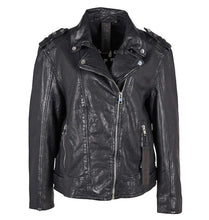 Kim BF Leather Jacket  - Black