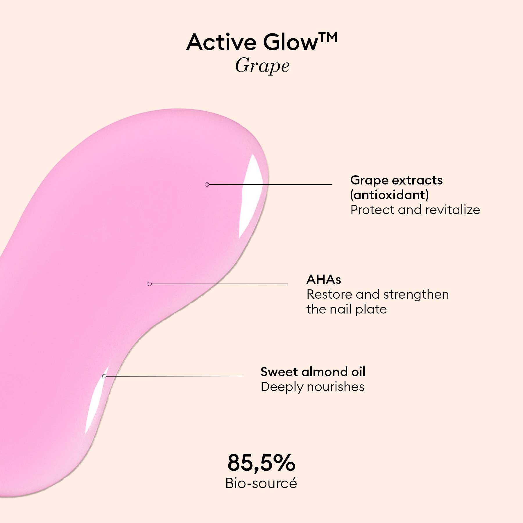 Active™ Glow Care Polish: Raspberry