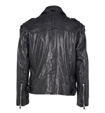Kim BF Leather Jacket  - Black