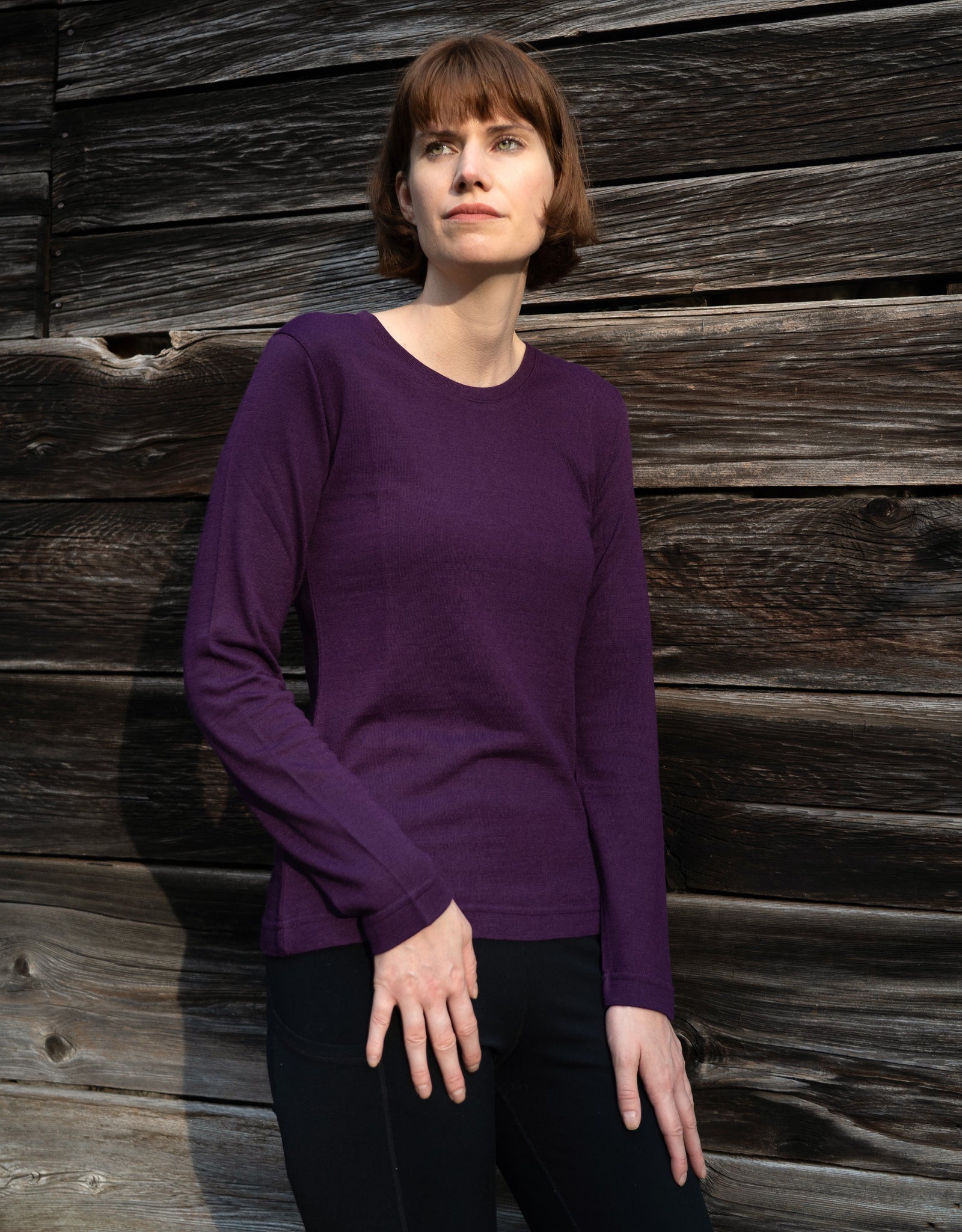 Cambridge Long Sleeve - Eggplant