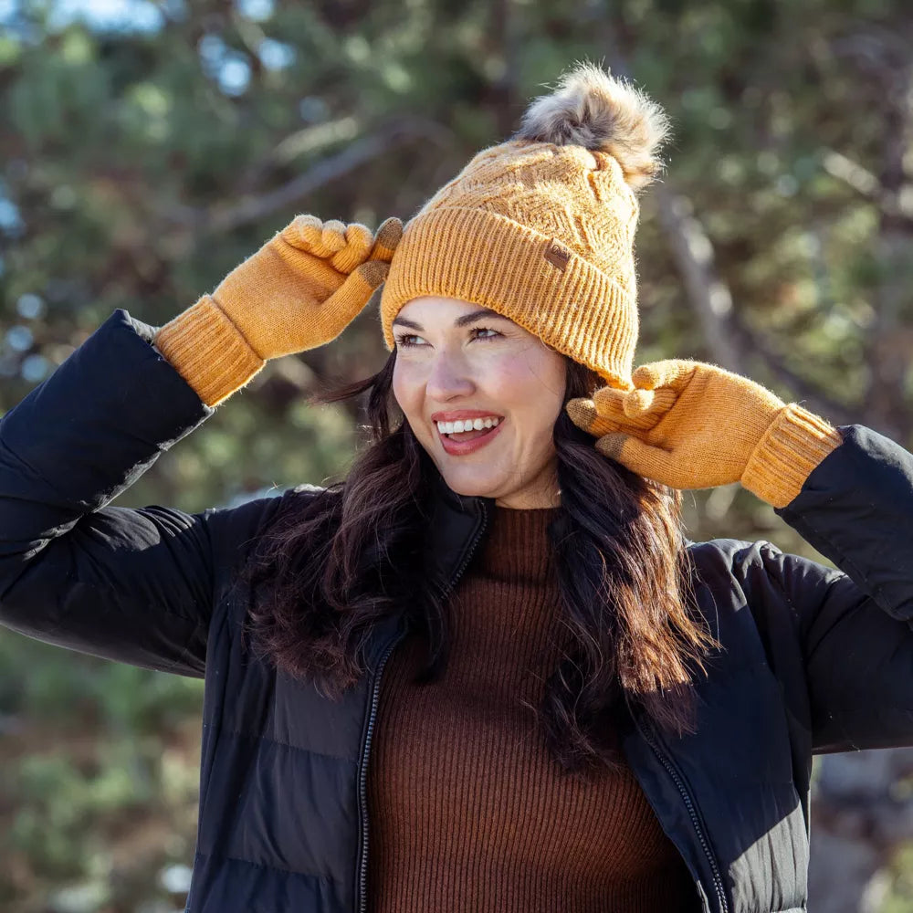 Mainstay Pom Hat - Yellow