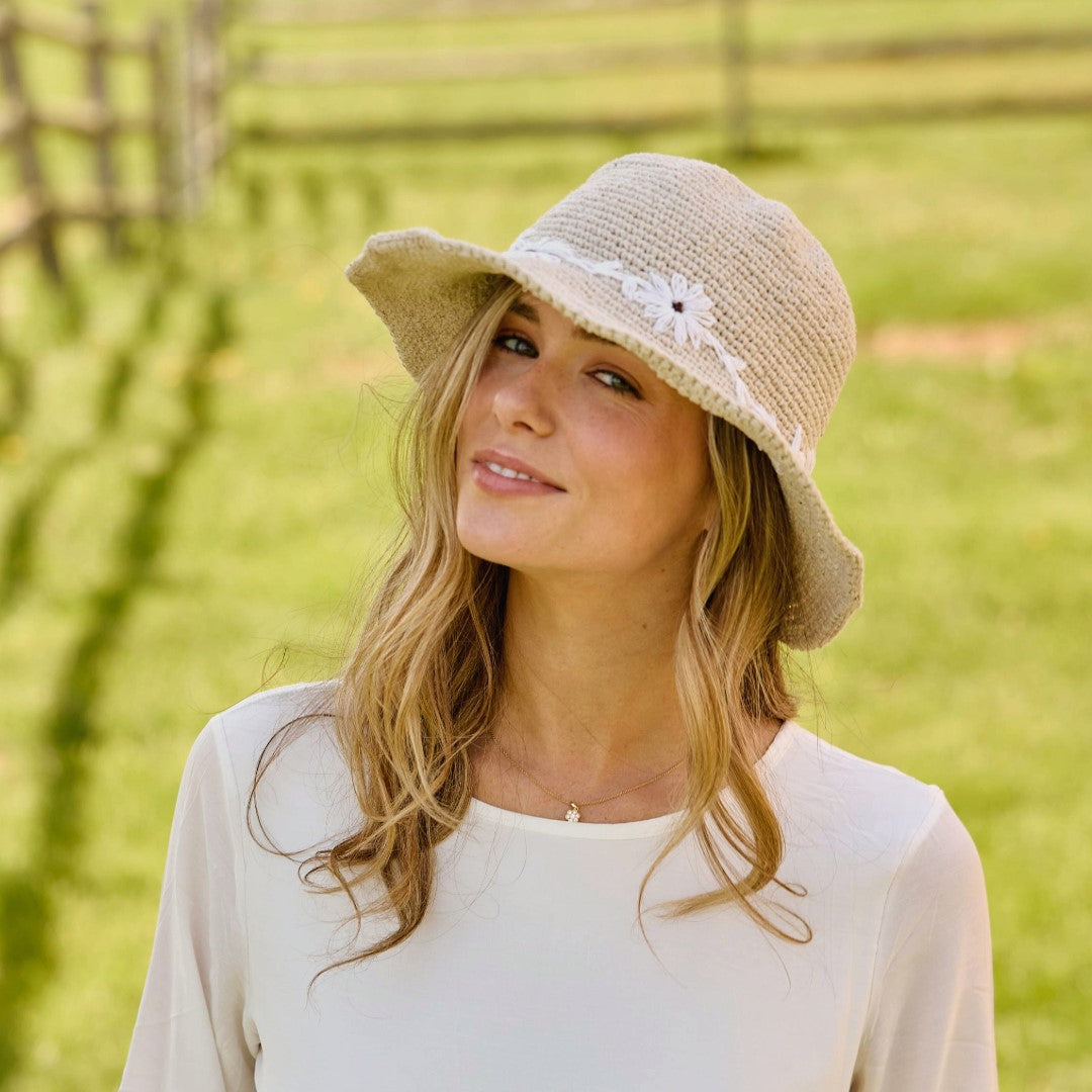 Fleur Cotton Hat