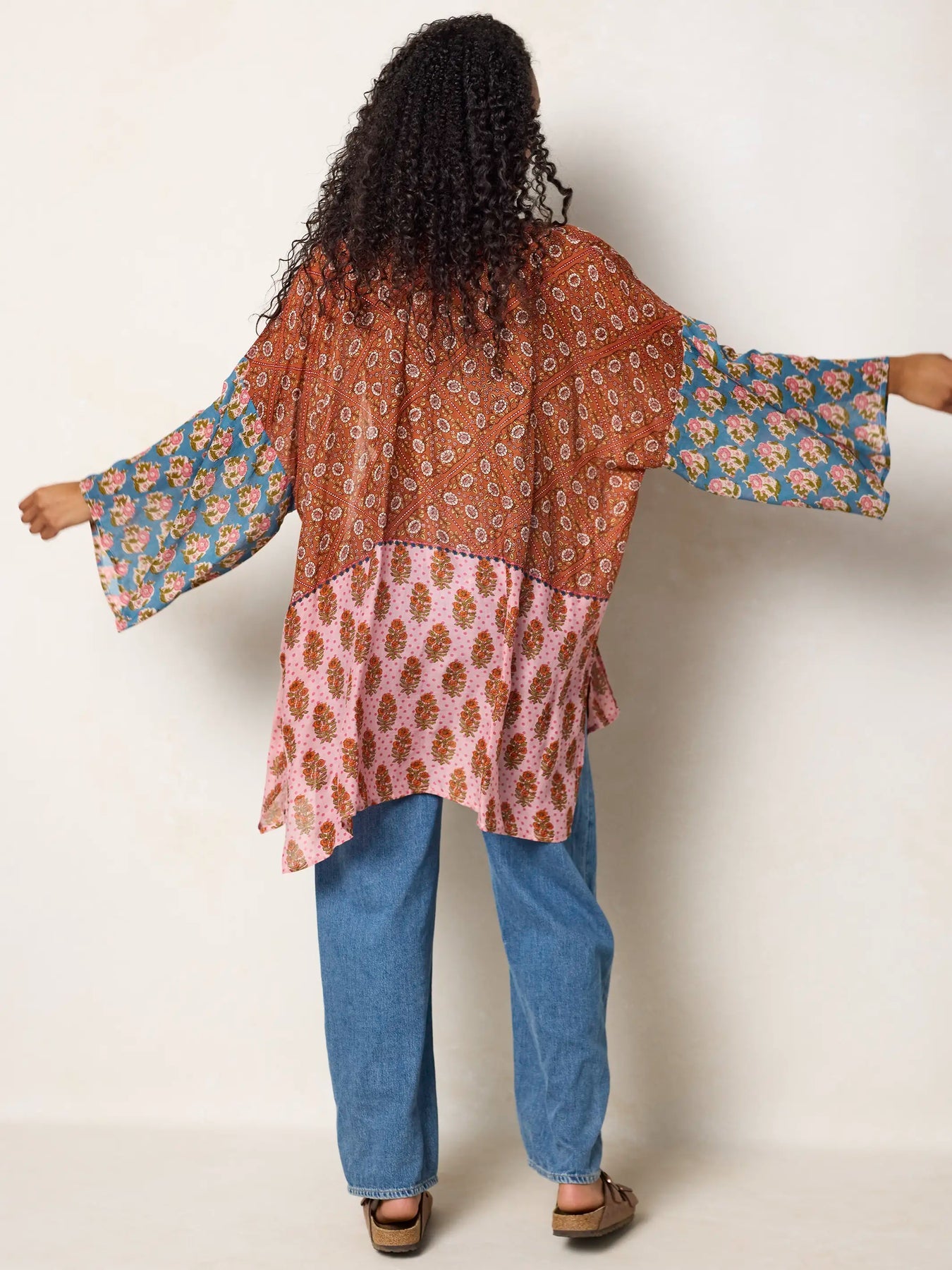 Sierra Mix Print Kimono