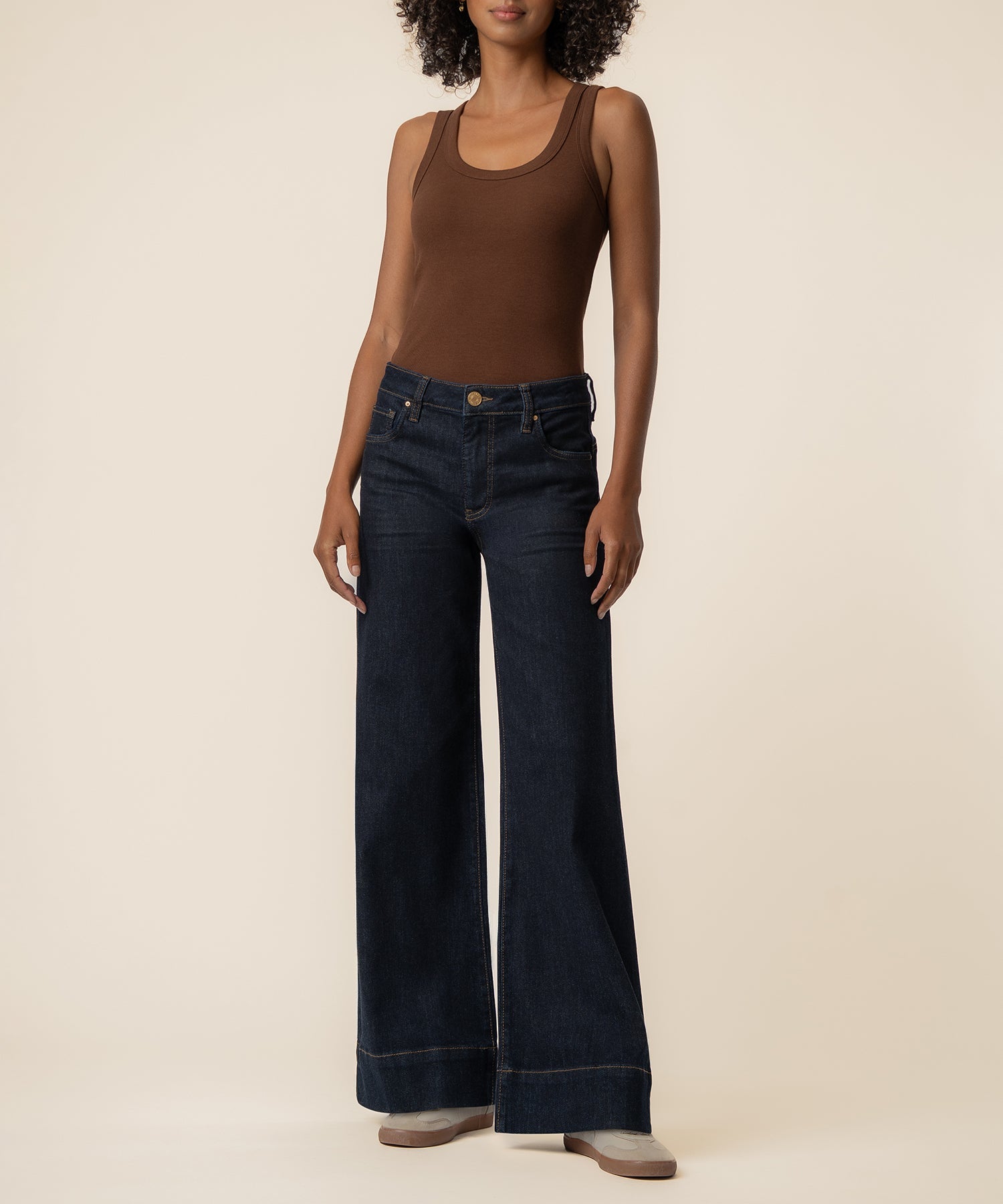 Maya High Rise Wide Leg in Amaze
